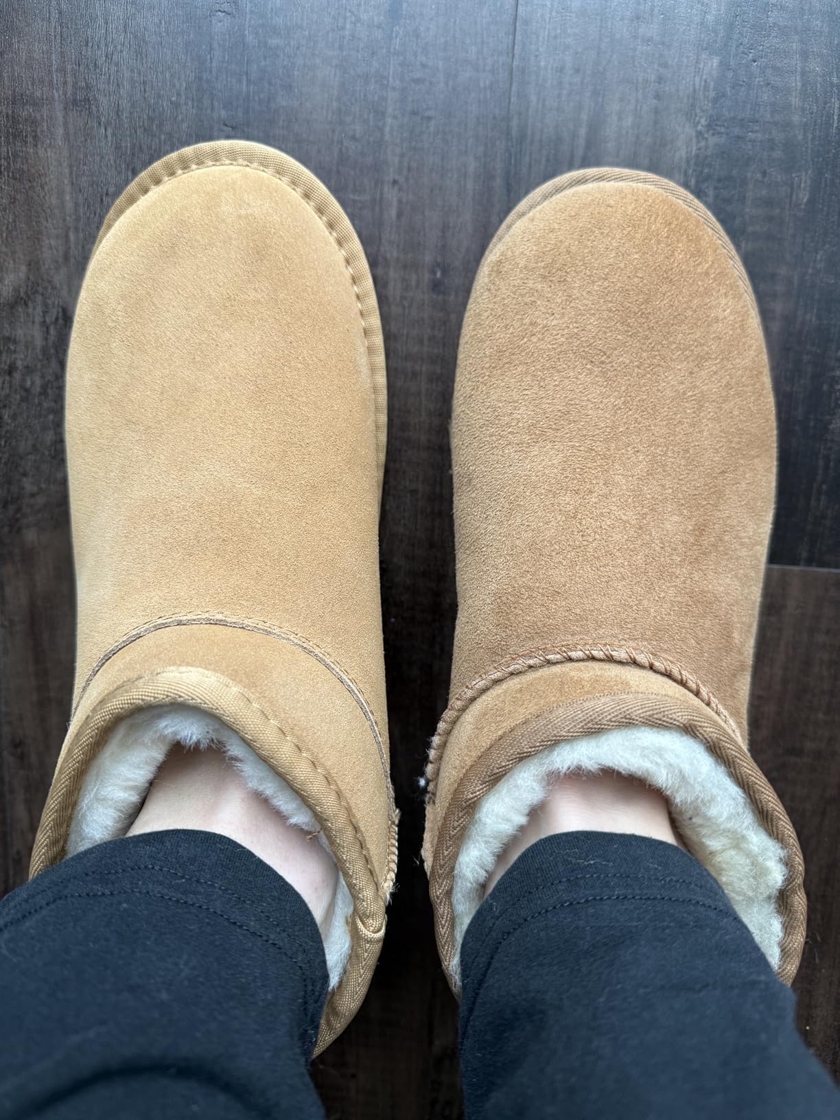 Project Cloud 100% Genuine Leather Ankle Boots for Women - Water Resistant with Memory Foam Insole Winter Boots for Women - Trending Shoes & Comfortable Women's Ankle Boots (Hippy) - Customer Photo 1