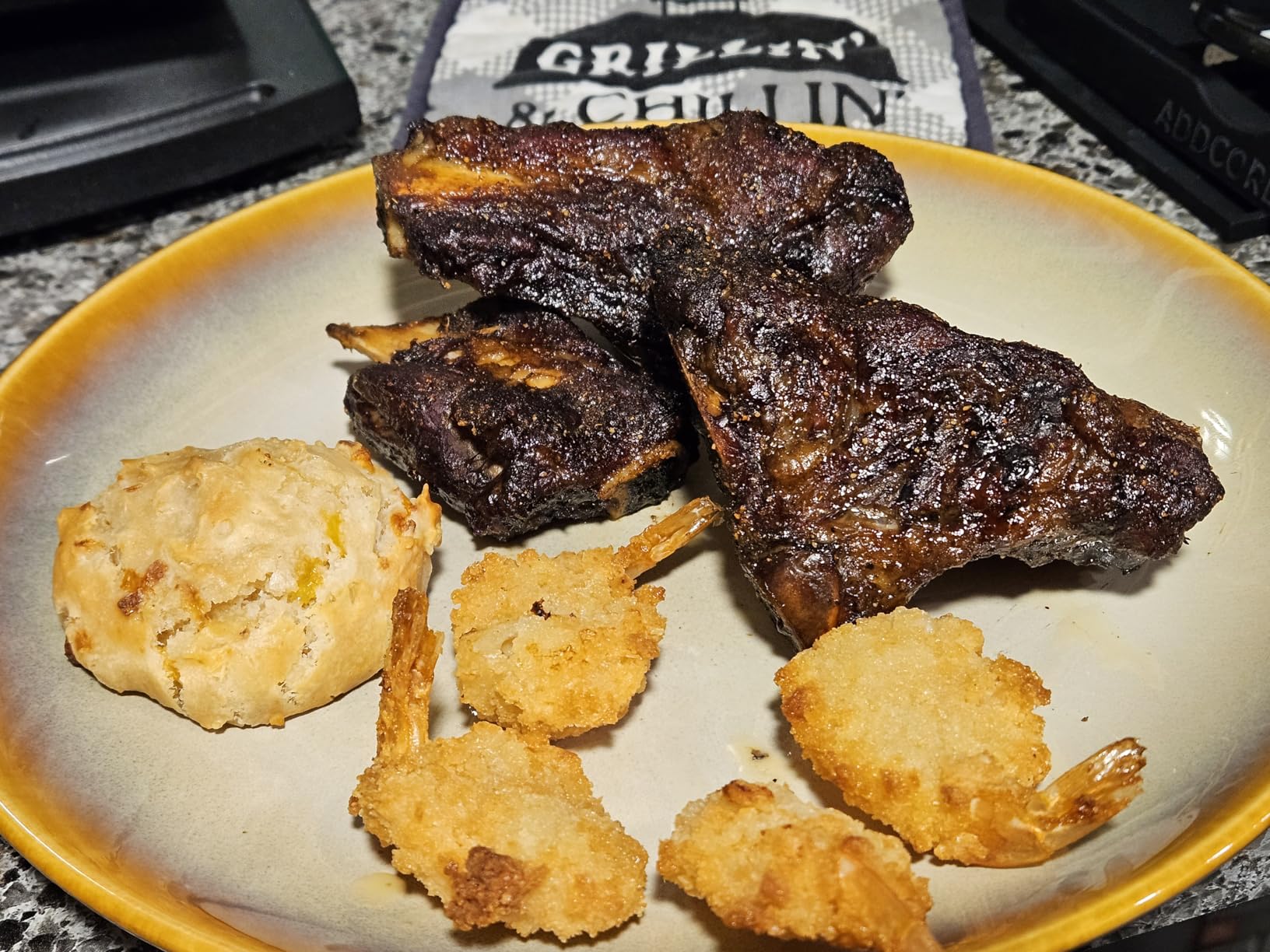 GE Profile™ Smart Indoor Pellet Smoker, with Active Smoke Filtration, 5 Smoke Control Settings, WiFi Connected, Electric, Countertop BBQ Appliance, Black - Customer Photo 2