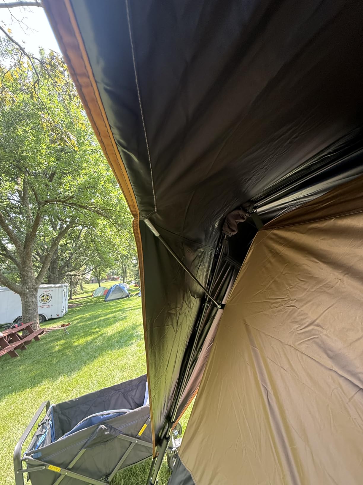 EVER ADVANCED 6 Person Camping Tent, Blackout Design Tent for Camping Instant Cabin Tents for Family with Rainfly, 60s Easy Setup, Water-Resistant - Customer Photo 2