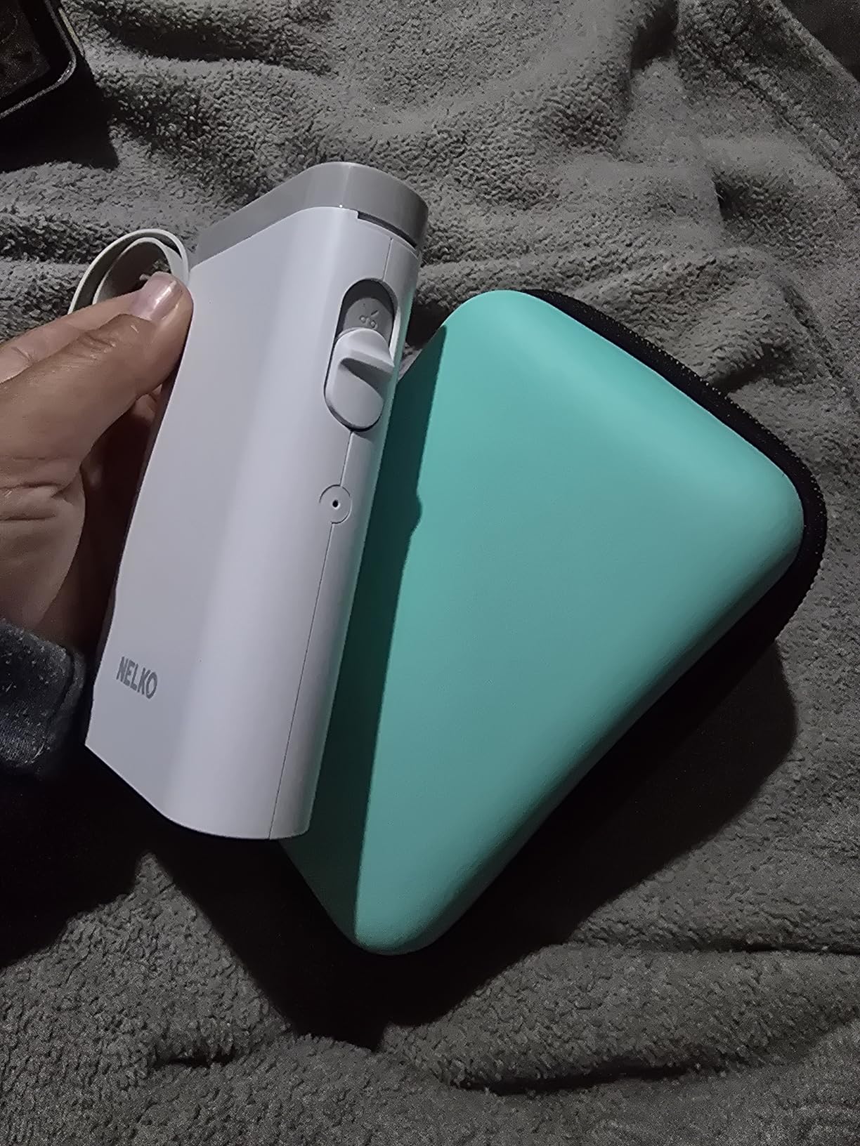 Nelko Label Maker Machine with Tape, P21 Bluetooth Label Printer, Wireless Mini Label Makers with Multiple Templates for Organizing Office Home, Green - Customer Photo 1