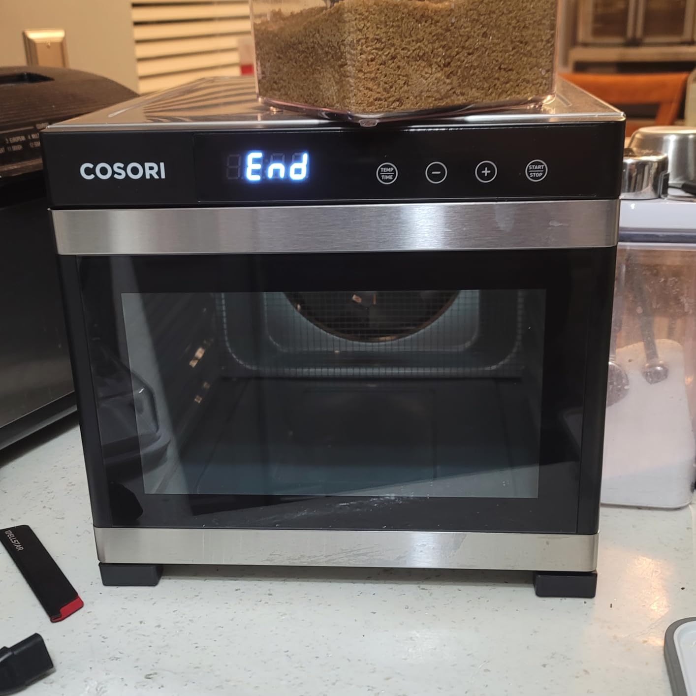 COSORI Food Dehydrator for Jerky, 176°F Temperature Control, 5 Stainless Steel Trays Dryer Machine, 4 Presets, 48H Timer, for Dog Treats, Meat, Fruit, Veggies, Snacks, Recipe Book Included - Customer Photo 2