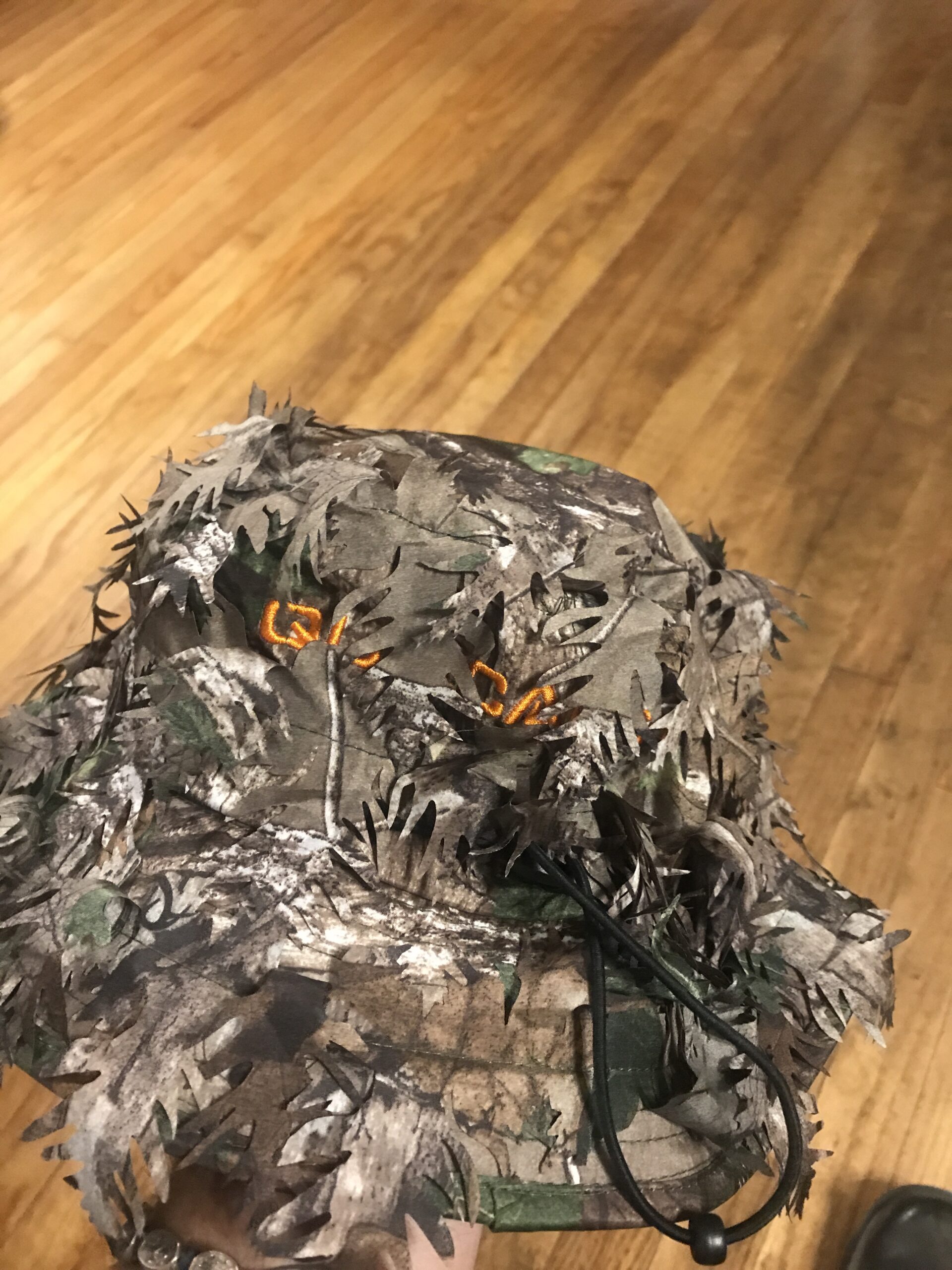 Mossy Oak NWTF Obsession Camo Face Mask Leafy Bucket Hat for Turkey Hunting Leafy Suits Camo Gear (Adjustable OSFM) - Customer Photo 4