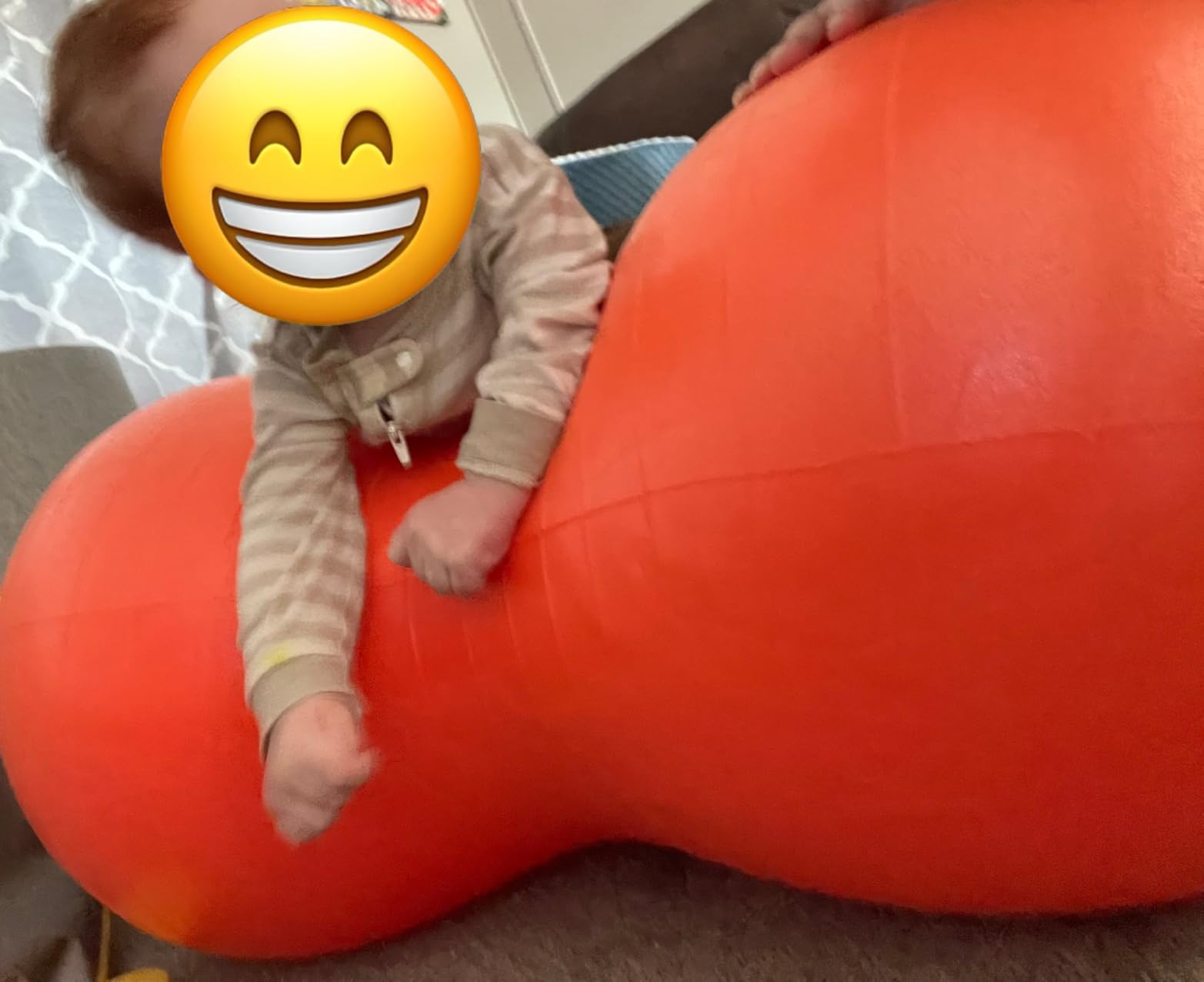 Active Seat Peanut Shaped Bounce Desk Chair, Exercise Yoga Balance Sitting Ball - Customer Photo 1