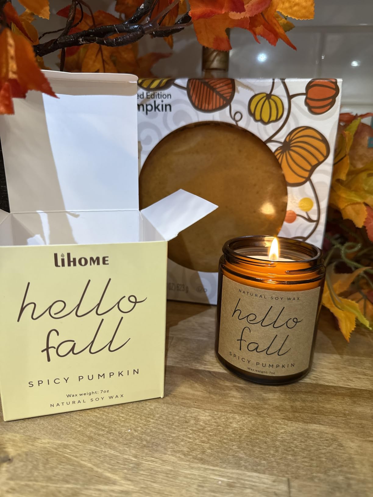 Lihome Happy Birthday Candle - Birthday Gifts for Women, Men, Mom, Dad, Sister, Teacher, Friends - Best Gifts for Her Ideas, Natural Soy Wax Vanilla Scented Candles - Customer Photo 1