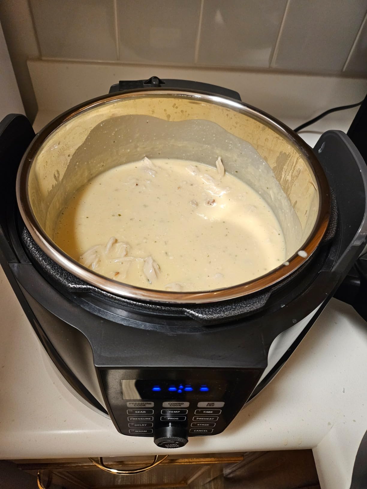 Nuwave Duet Air Fryer, Electric Pressure Cooker & Grill Combo, 540 IN 1 Multicooker with 2 Removable Lids, Slow Cook, Sears, Sautés, 18/10 SS Pot, Sure-Lock Safety Tech & 9 Deluxe Accessories - Customer Photo 1