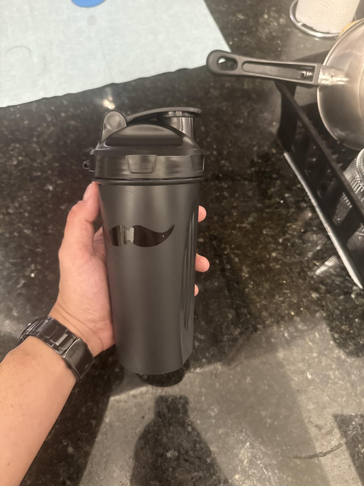 Mr. Pen- Shaker Bottles for Protein Mixes, 28 oz, Shaker Bottle with Wire Whisk Ball, Protein Shaker Bottle, Shaker Cup, Protein Shaker, Protein Shake Bottle, Bottle Shaker, Shake Bottle Customer Review Mr. Pen- Shaker Bottles for Protein Mixes, 28 oz, Shaker Bottle with Wire Whisk Ball, Protein Shaker Bottle, Shaker Cup, Protein Shaker, Protein Shake Bottle, Bottle Shaker, Shake Bottle - Customer Photo 2