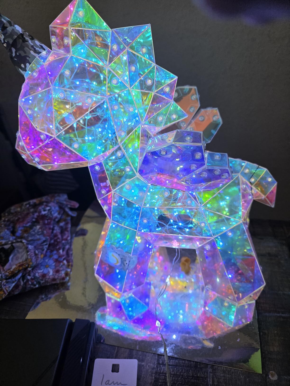 Prismic Heart-Shaped DIY Lantern Craft Kit - Brithday Gifts for Kids 8-12, Gifts for 8-12 Years Old, 3D Light-Up Room Decor for Girls, Christmas Gift, Creative Night Light Arts & Crafts Set for Kids - Customer Photo 2