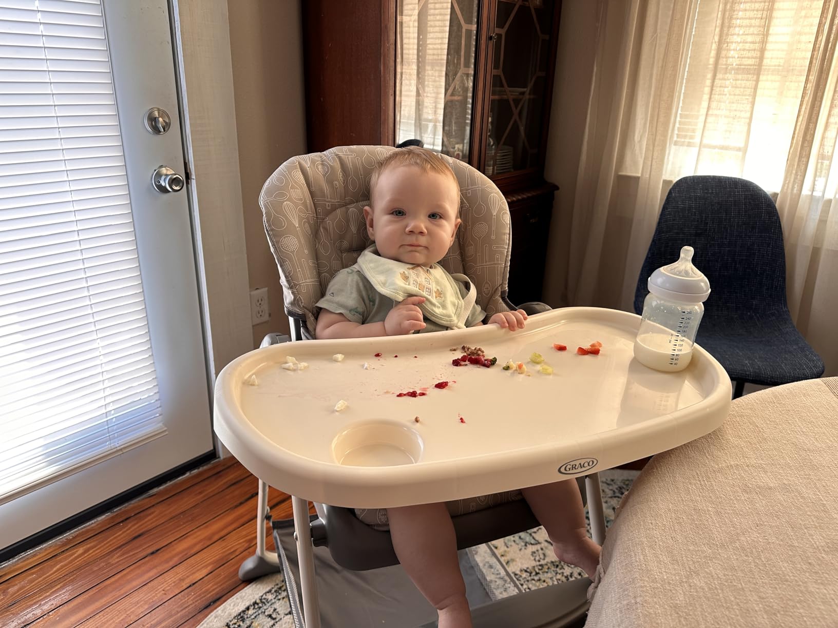 Graco Made2Grow 5-in-1 Convertible Highchair, Adjustable Baby to Toddler Seat, Hudson - Customer Photo 4