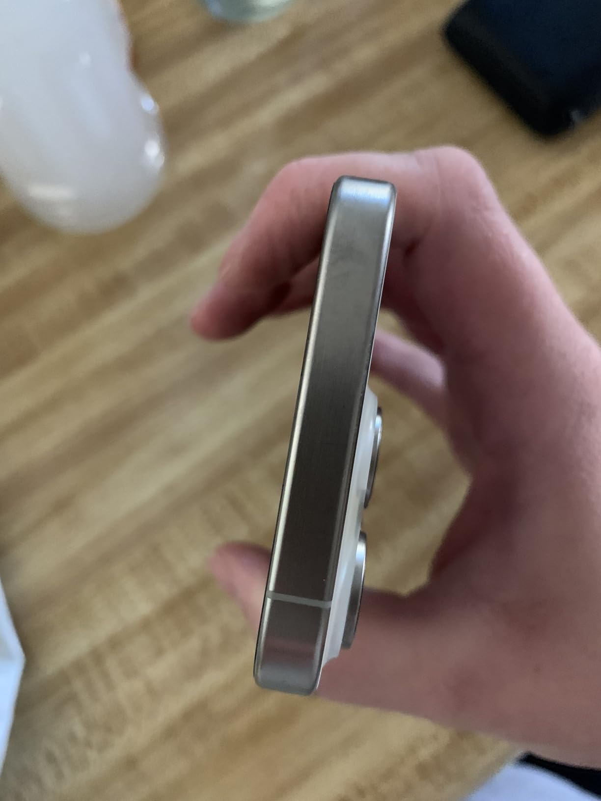 Apple iPhone 15 Pro, 128GB, Black Titanium - Unlocked (Renewed) - Customer Photo 1