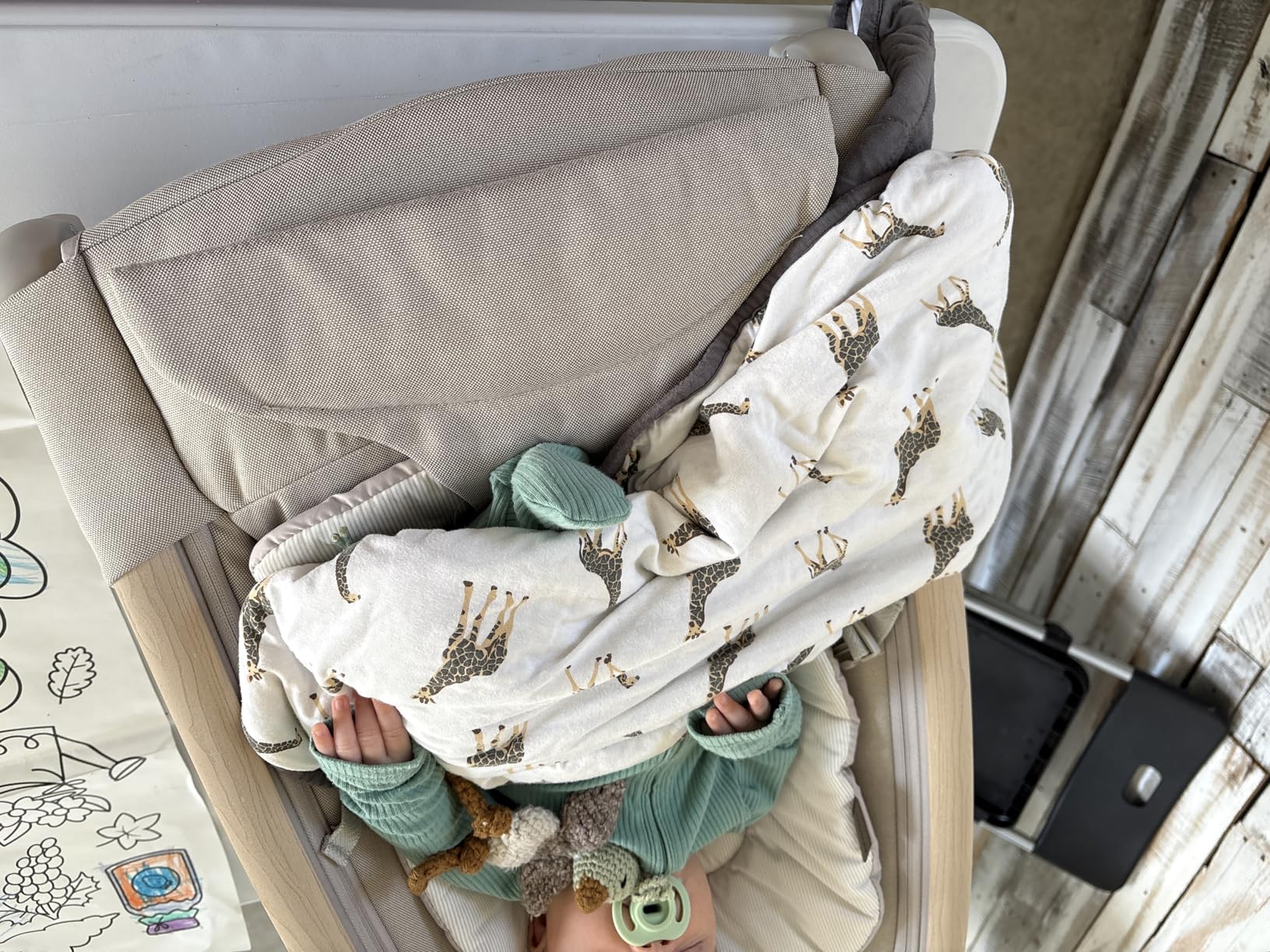 Maxi-Cosi Kori 2-in-1 Baby Bouncer Seat for Infants, Baby Rocker Chair, Portable Baby Bouncer, Classic Green - Customer Photo 4