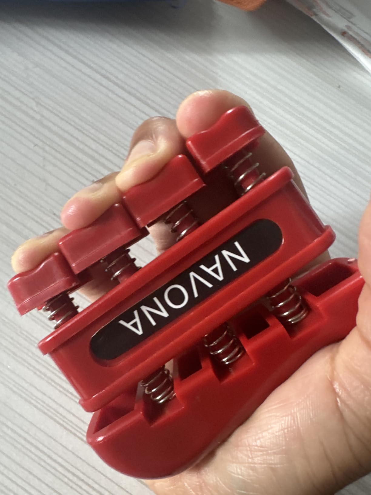 13 PCS Grip Strength Trainer Kit, Hand Gripper Strengthener, Forearm Strengthener, Finger Strengthener, Finger Exerciser, Stress Relief Ball, Forearm Workout Ring for Muscle Building and Injury Recover - Customer Photo 1