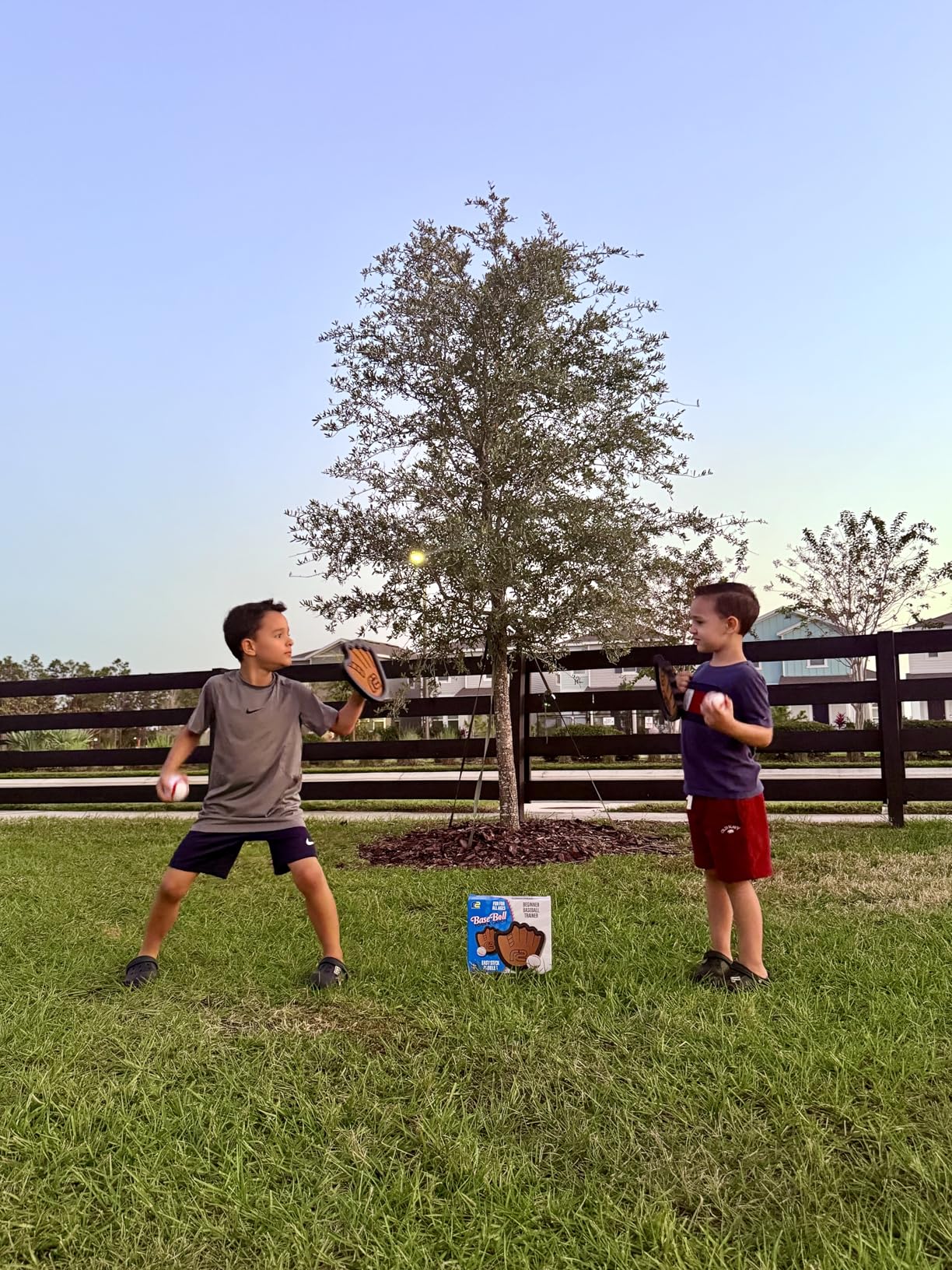 Toss and Catch Ball Game Set - Easy to Use Sticky Balls & Beginner Baseball Training Glove - Premium Toy Paddle Fits All Hand Sizes From Toddlers to Teens & Adults - Fun Gift Idea for Boys and Girls - Customer Photo 1