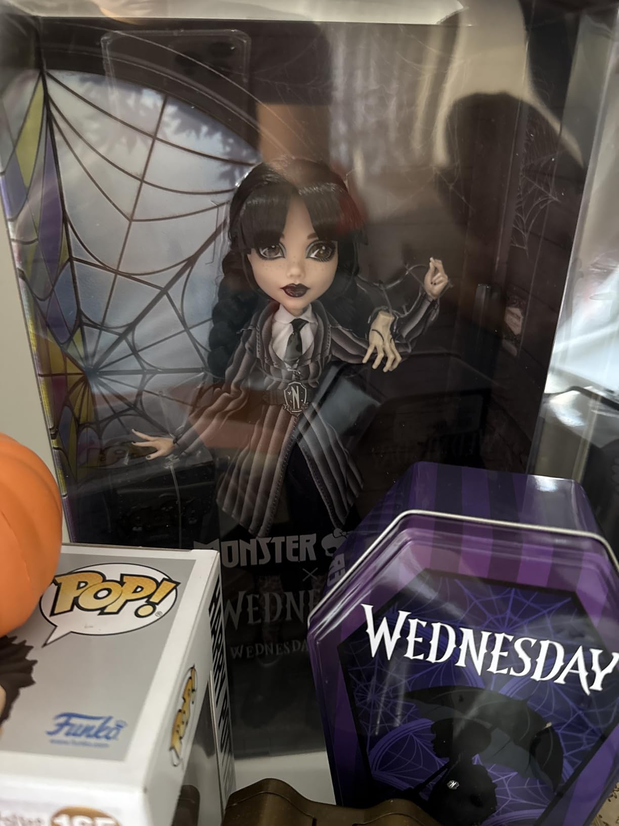 Monster High Wednesday Doll and Accessories, Wednesday Addams Collectible in Nevermore Academy Uniform with Thing and Backpack, Doll Stand Customer Review Monster High Wednesday Doll and Accessories, Wednesday Addams Collectible in Nevermore Academy Uniform with Thing and Backpack, Doll Stand - Customer Photo 1