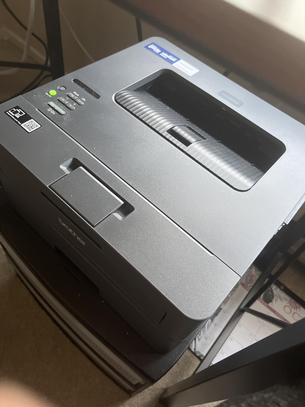 Brother HL-L2405W Wireless Compact Monochrome Laser Printer with Mobile Printing, Black & White Output | Includes Refresh Subscription Trial(1), Works with Alexa - Customer Photo 1