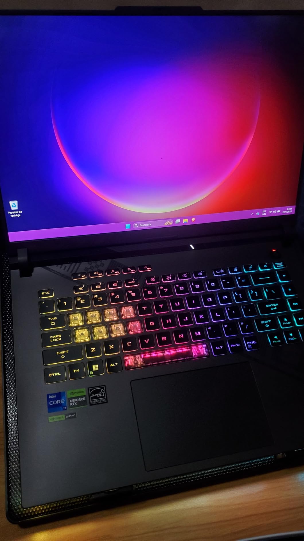 ASUS ROG Strix G16 Gaming Laptop, 165Hz Display, NVIDIA® GeForce RTX™ 4060, Intel Core i7-13650HX, 16GB DDR5, 1TB PCIe Gen4 SSD, Wi-Fi 6E, Windows 11, G614JV-AS74 - Customer Photo 3