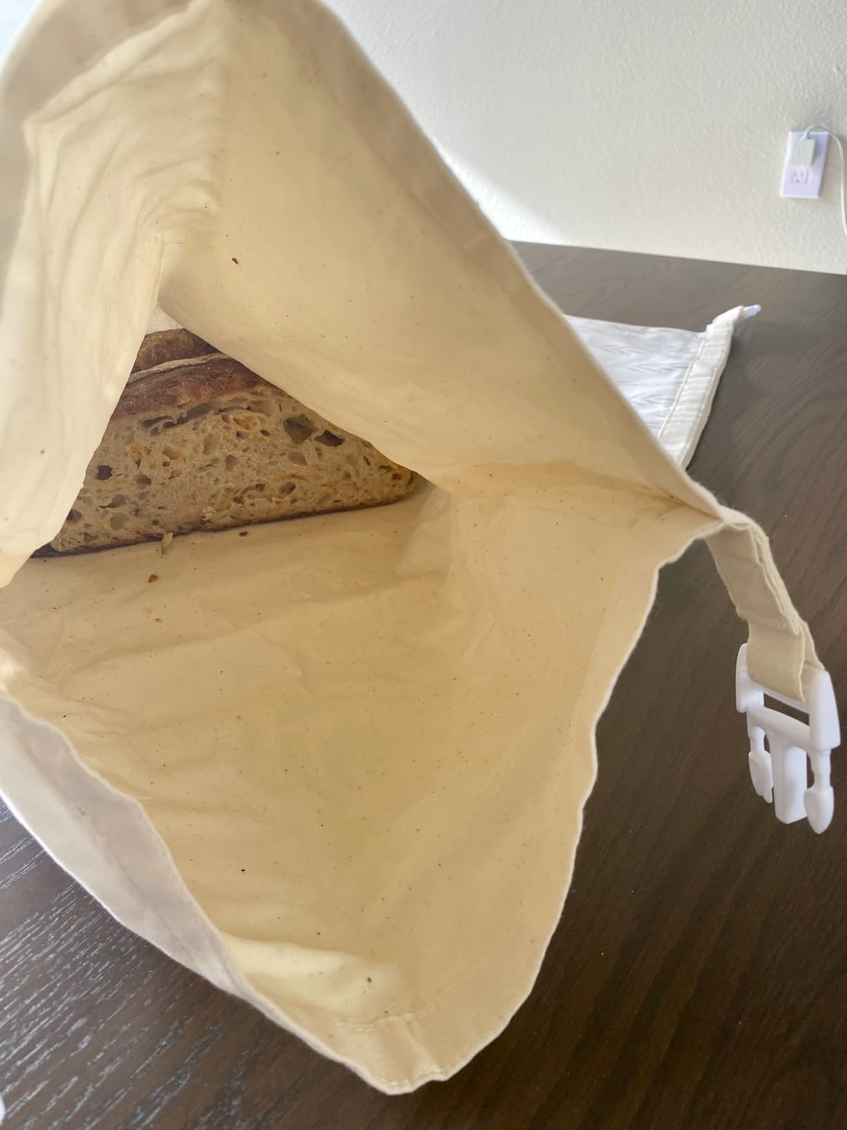 Nectar & Nest Reusable Beeswax Bread Bags for Homemade Bread & Sourdough – XL Eco-Friendly, Natural, Food-Safe Storage Bag to Keep Loaves Fresh Longer – Sustainable, Zero Waste - Customer Photo 1