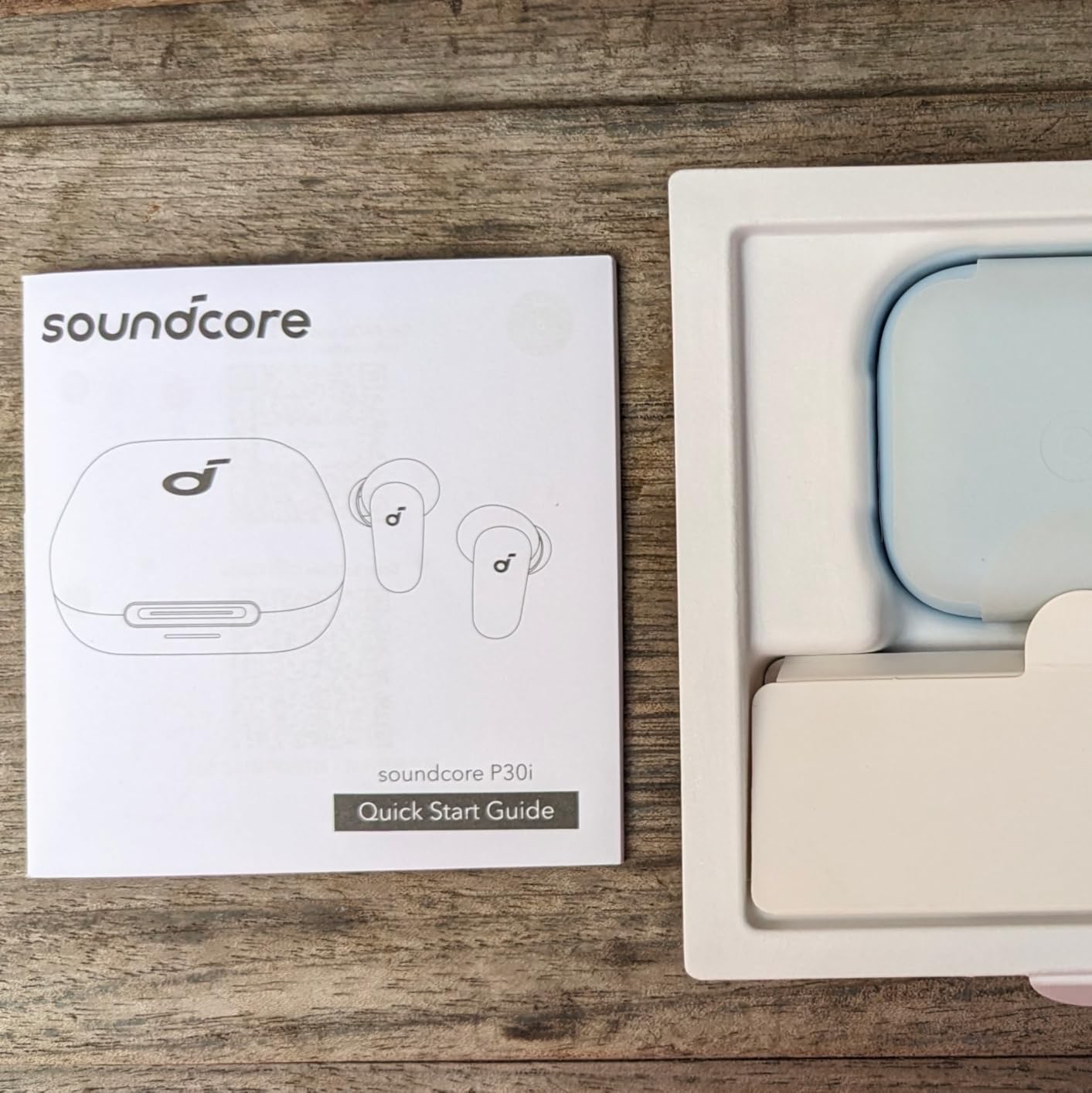 Soundcore P30i by Anker Noise Cancelling Earbuds, Strong and Smart Noise Cancelling, Powerful Bass, 45H Playtime, 2-in-1 Case and Phone Stand, IP54, Wireless Earbuds, Bluetooth 5.4 (Black) Customer Review Soundcore P30i by Anker Noise Cancelling Earbuds, Strong and Smart Noise Cancelling, Powerful Bass, 45H Playtime, 2-in-1 Case and Phone Stand, IP54, Wireless Earbuds, Bluetooth 5.4 (Black) - Customer Photo 3
