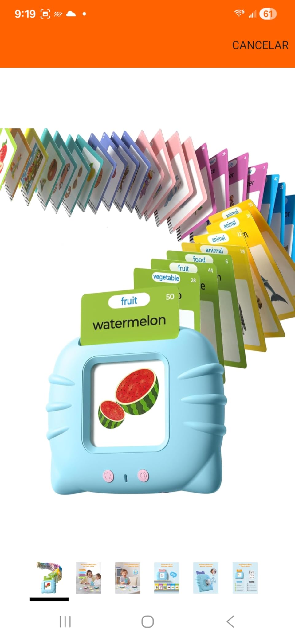 Talking Flash Cards for Toddlers 1 2 3 4 Year Olds, Montessori Language Learning with 224 Words, Pocket Speech Therapy and Autism Playthings, Children's Sensory Educational Device - Customer Photo 2