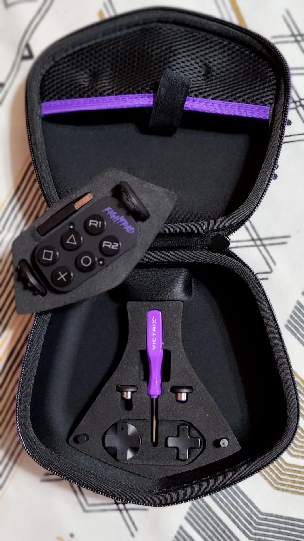 PDP Victrix Pro BFG Wireless Gaming Controller for Playstation 5 / PS5, PS4, PC, Modular Esports Gamepad, Remappable Buttons, Customizable Triggers/Paddles/D-Pad/Fightpad, PC App, White - Customer Photo 2