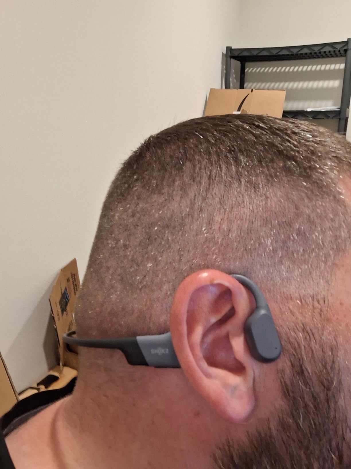 SHOKZ OpenSwim Pro - Open-Ear Bluetooth & MP3 Bone Conduction Sport Headphones, Swimming Headphones, IP68 Waterproof, Grey - Customer Photo 2