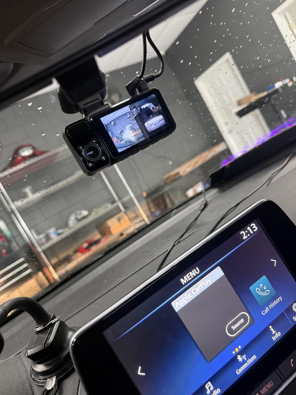 REDTIGER F17 4K 3 Channel Dash Cam, 5GHz WiFi Built-in GPS with 64GB Card, 2160P+1080P+1080P Front and Rear Inside, Triple Car Camera with 3 Inch Screen, IR Night Vision, G Sensor, WDR, Parking Mode Customer Review REDTIGER F17 4K 3 Channel Dash Cam, 5GHz WiFi Built-in GPS with 64GB Card, 2160P+1080P+1080P Front and Rear Inside, Triple Car Camera with 3 Inch Screen, IR Night Vision, G Sensor, WDR, Parking Mode - Customer Photo 2