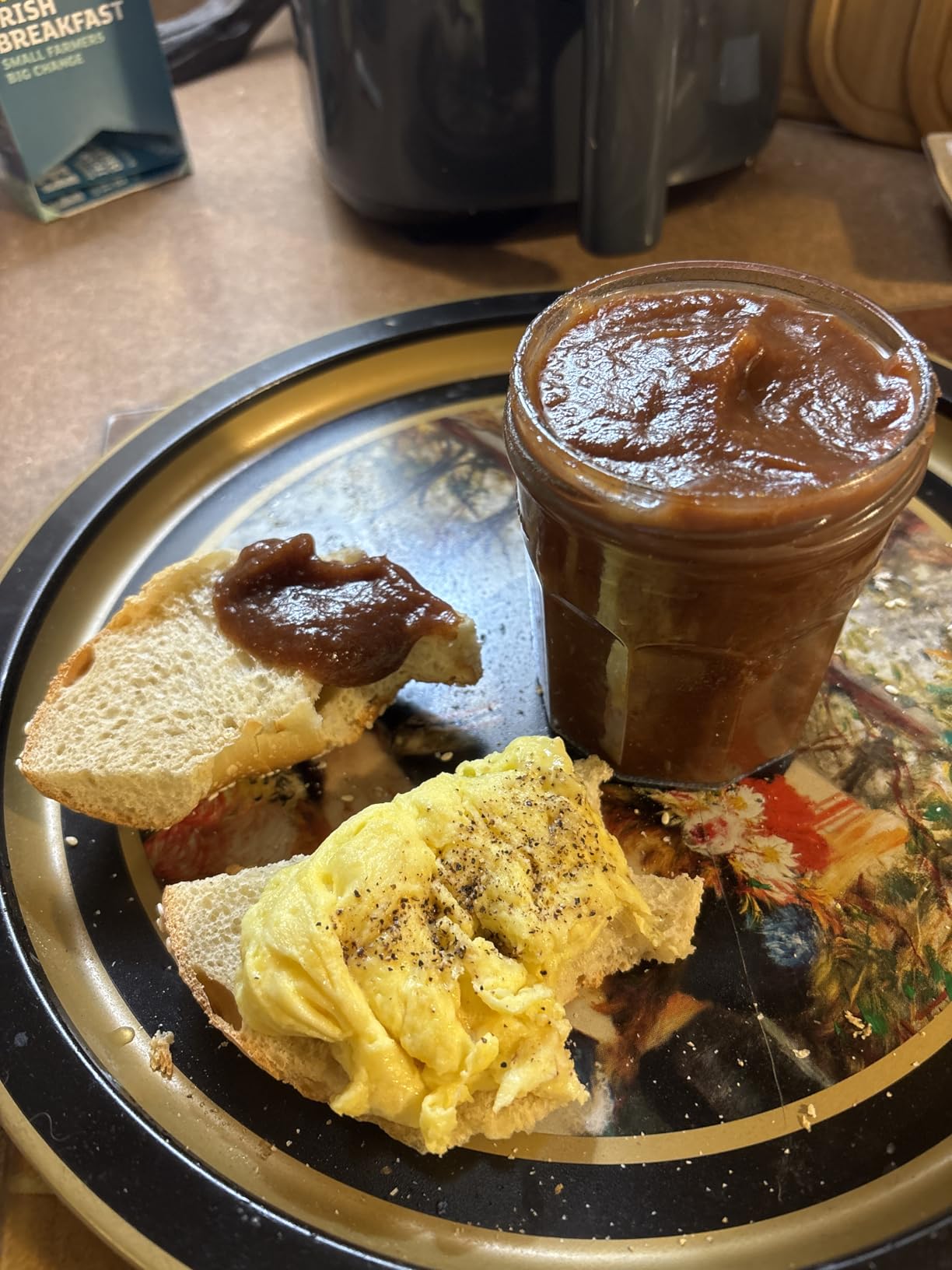 KOIOS Immersion Blender, 1000W Anti-scratch 3-in-1 Hand Blender, Upgraded 12 Speed Stainless Steel Blade Stick Blenders with Turbo Mode, Whisk and Milk Frother, Non-BPA - Customer Photo 1