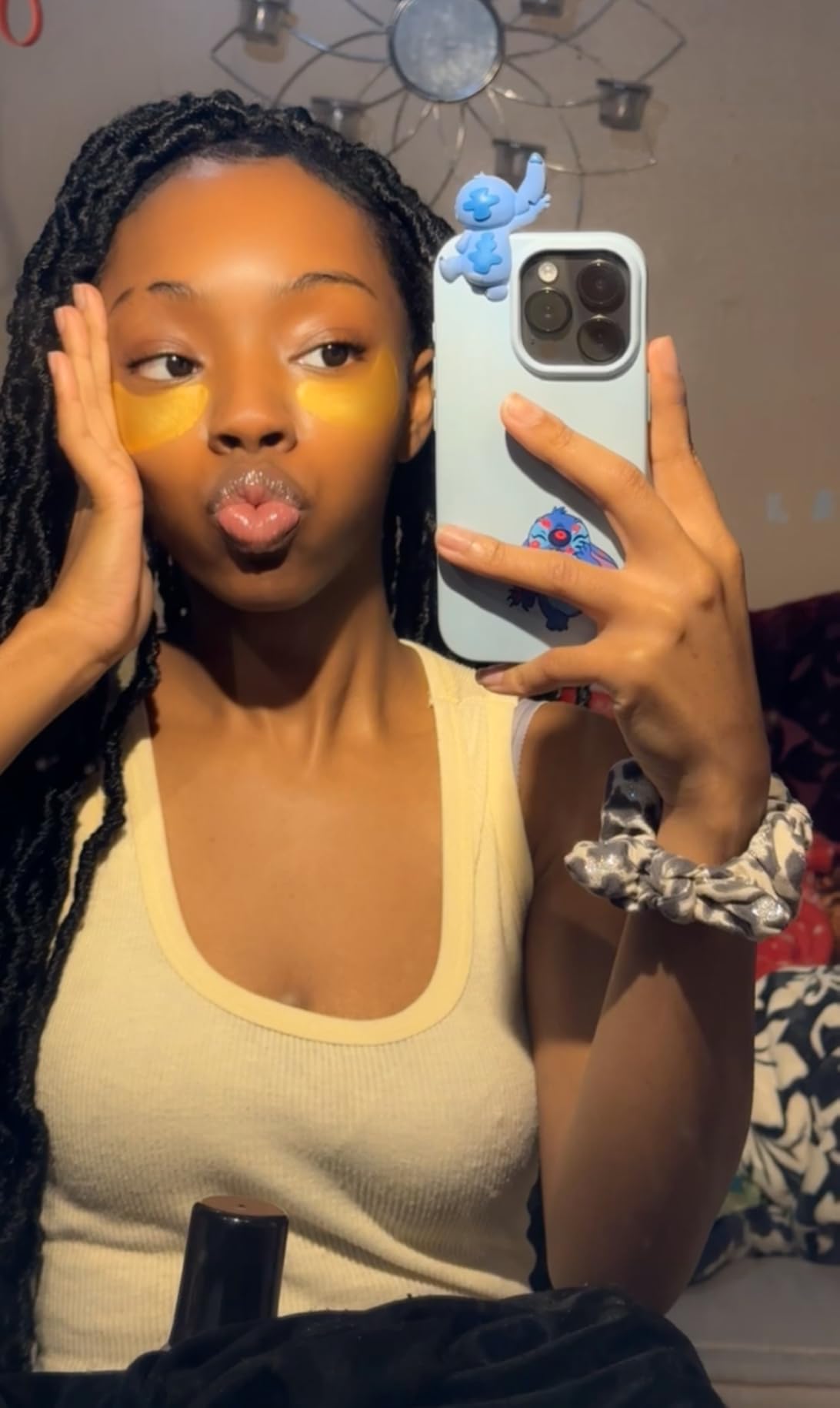 Under Eye Patches, 40 Pairs Eye Mask for Dark Circles, Puffy Eyes, Undereye Bags,Wrinkles,Eye Mask Patches with 24K Gold, Hyaluronic Acid,Rose & Aloe Vera, Eye Treatment Skin Care for Men & Women Gift - Customer Photo 2