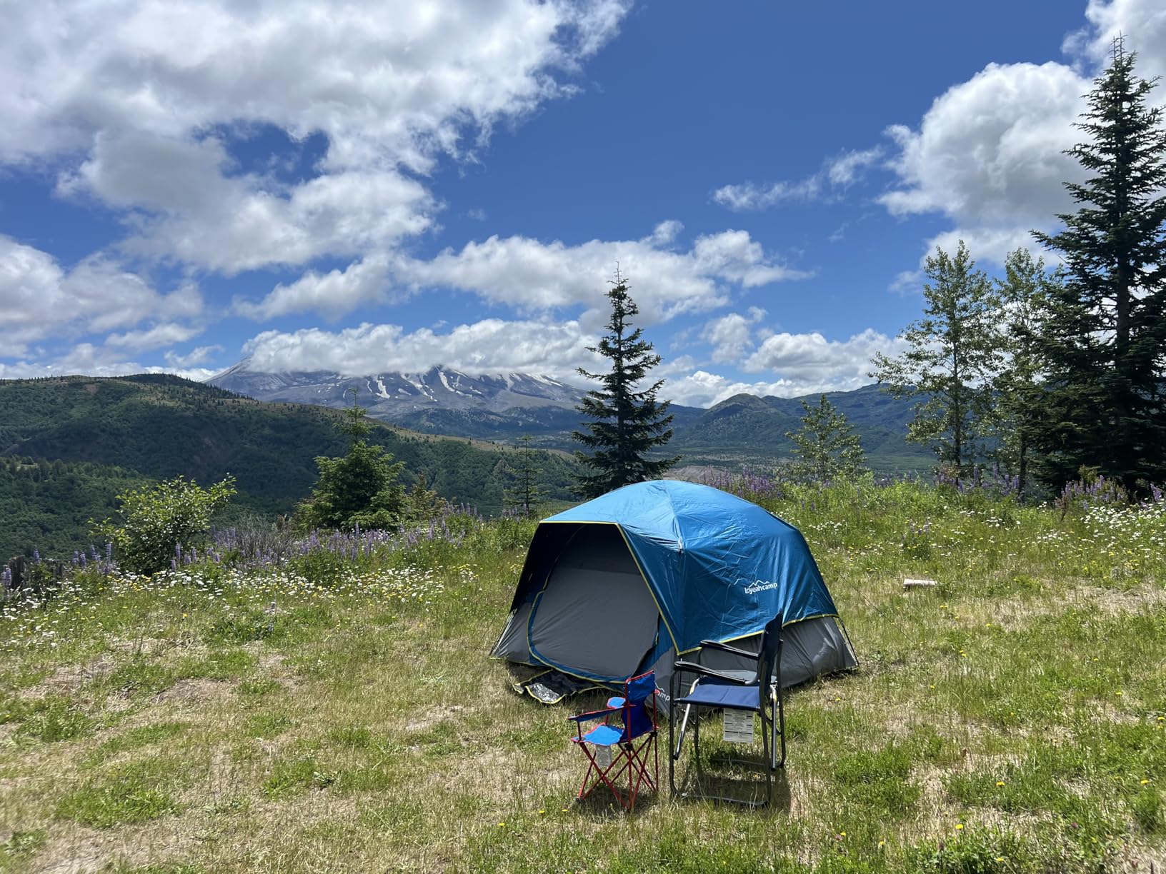 4 Person Blackout Camping Tent, Easy Setup Waterproof Family Dome Tent for Camping with Rainfly, Portable Double Layer Large Family Tent for Outdoor Camping&Hiking - Customer Photo 2