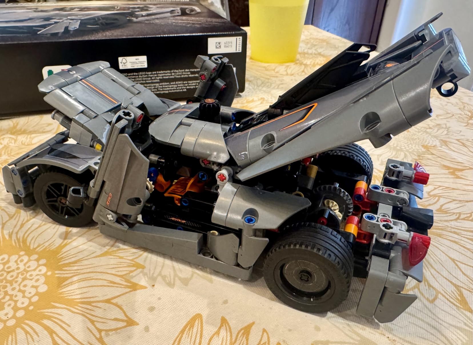 LEGO Technic Koenigsegg Jesko Absolut Grey Hypercar, Sports Car Building Set for Boys and Girls, Vehicle Racing for Kids, Buildable Model Kit, Sport Car Toy, Motor Enthusiasts' Gift, 42173 - Customer Photo 1