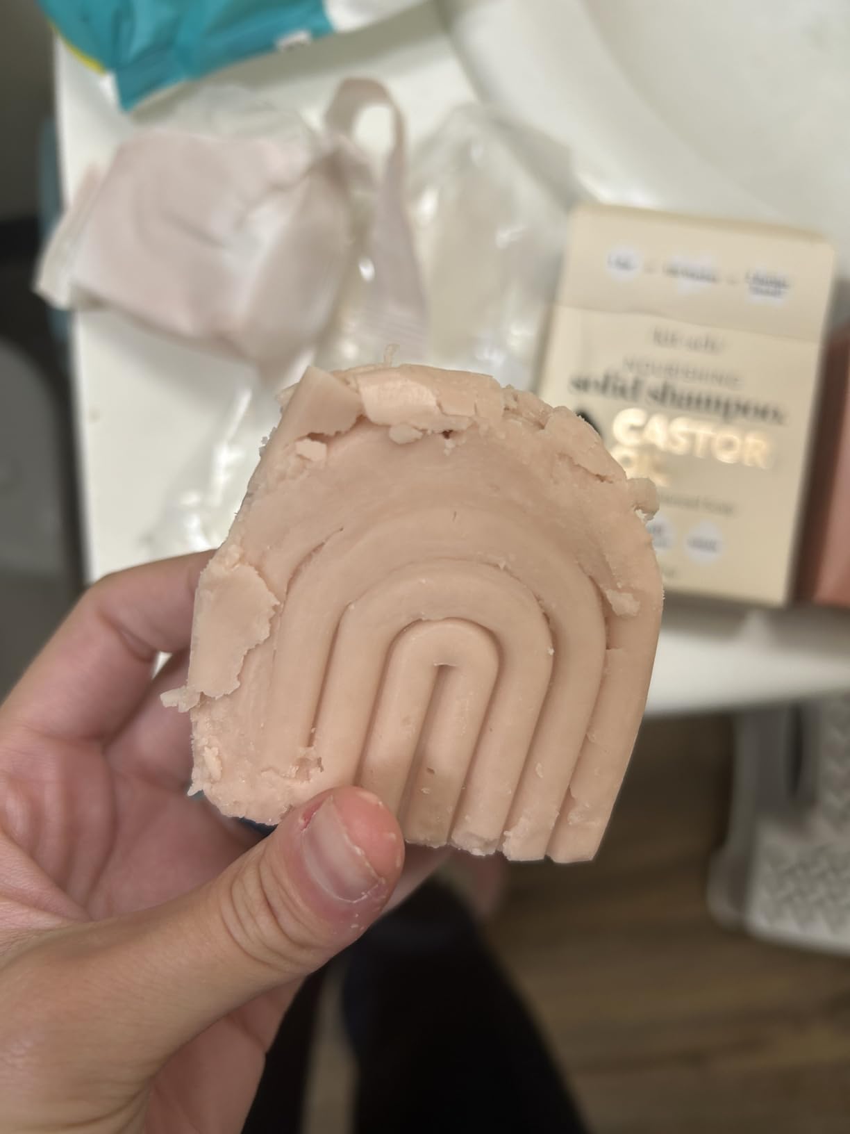 Kitsch Shampoo and Conditioner Set - 4pc Sampler Bars with Rice Water Shampoo and Conditioner, Castor Oil Shampoo & Coconut Oil Conditioner - Customer Photo 1