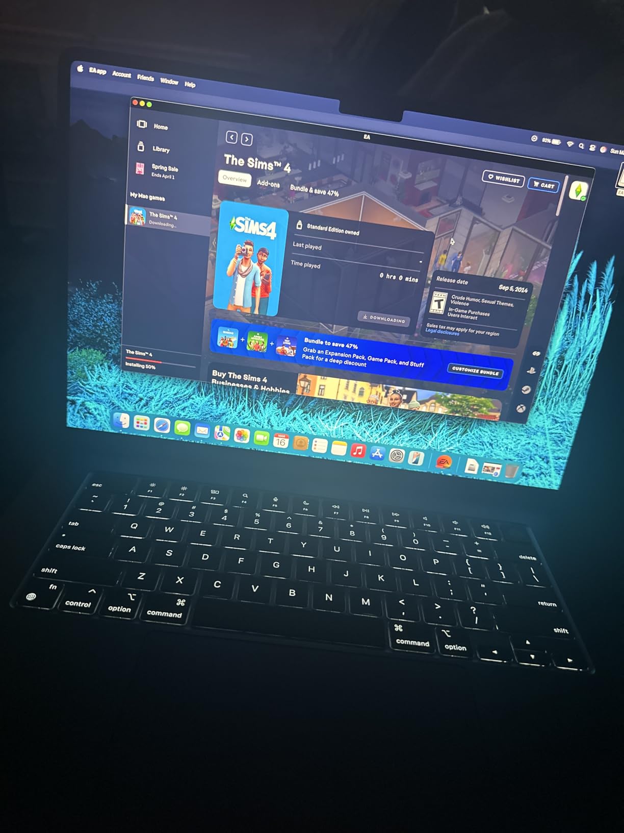 Apple 2024 MacBook Air 15-inch Laptop with M3 chip: Built for Apple Intelligence, 15.3-inch Liquid Retina Display, 16GB Unified Memory, 512GB SSD Storage, Backlit Keyboard, Touch ID; Midnight - Customer Photo 1