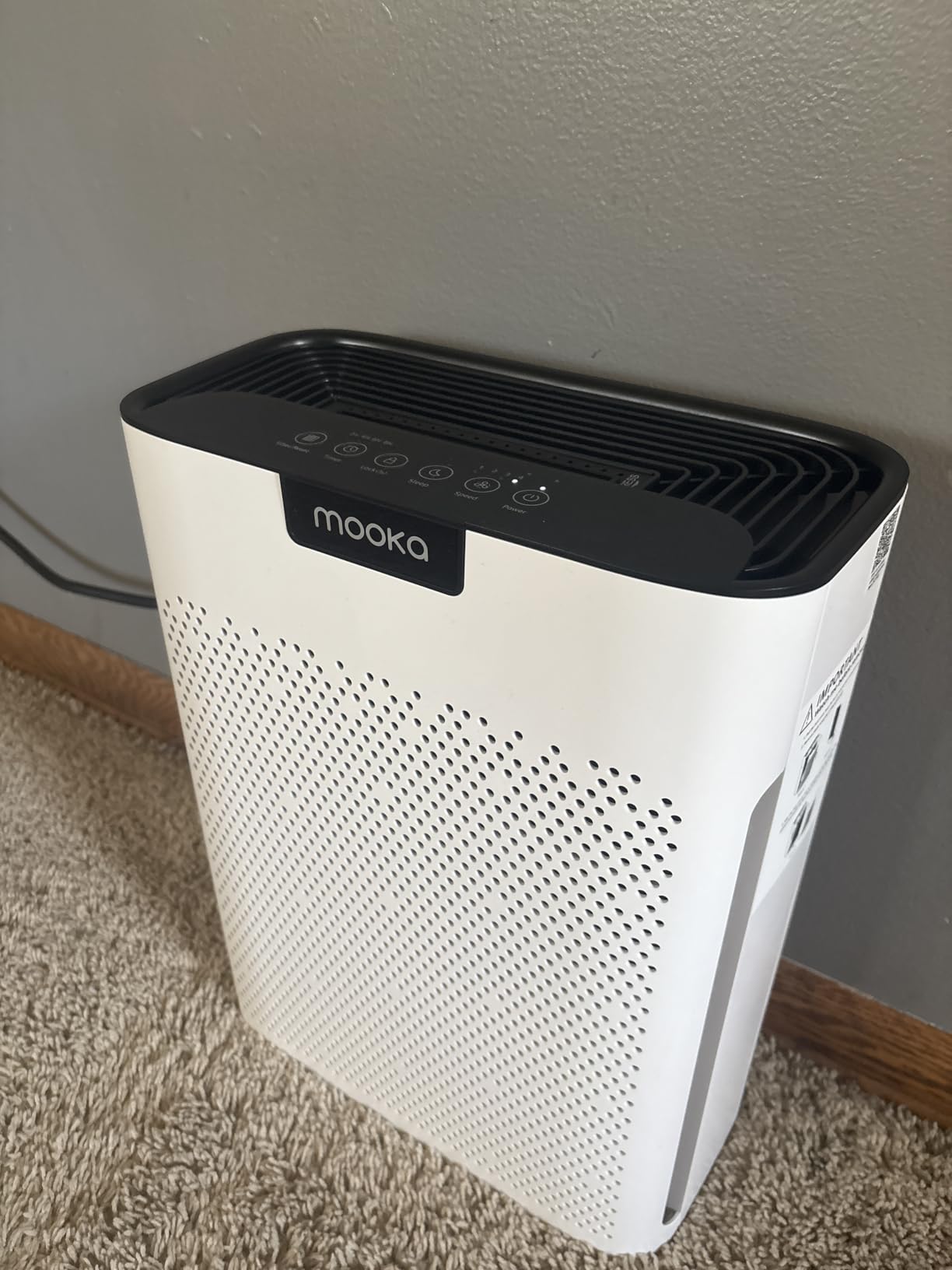 Air Purifiers for Home Large Room 2200 Ft² with Washable Filters, MOOKA HEPA Filter Pet Air Purifier for Bedroom with Fragrance, Air Cleaner for Smoke Dust Pollen Pets Hair Odor, KJ190L White - Customer Photo 1