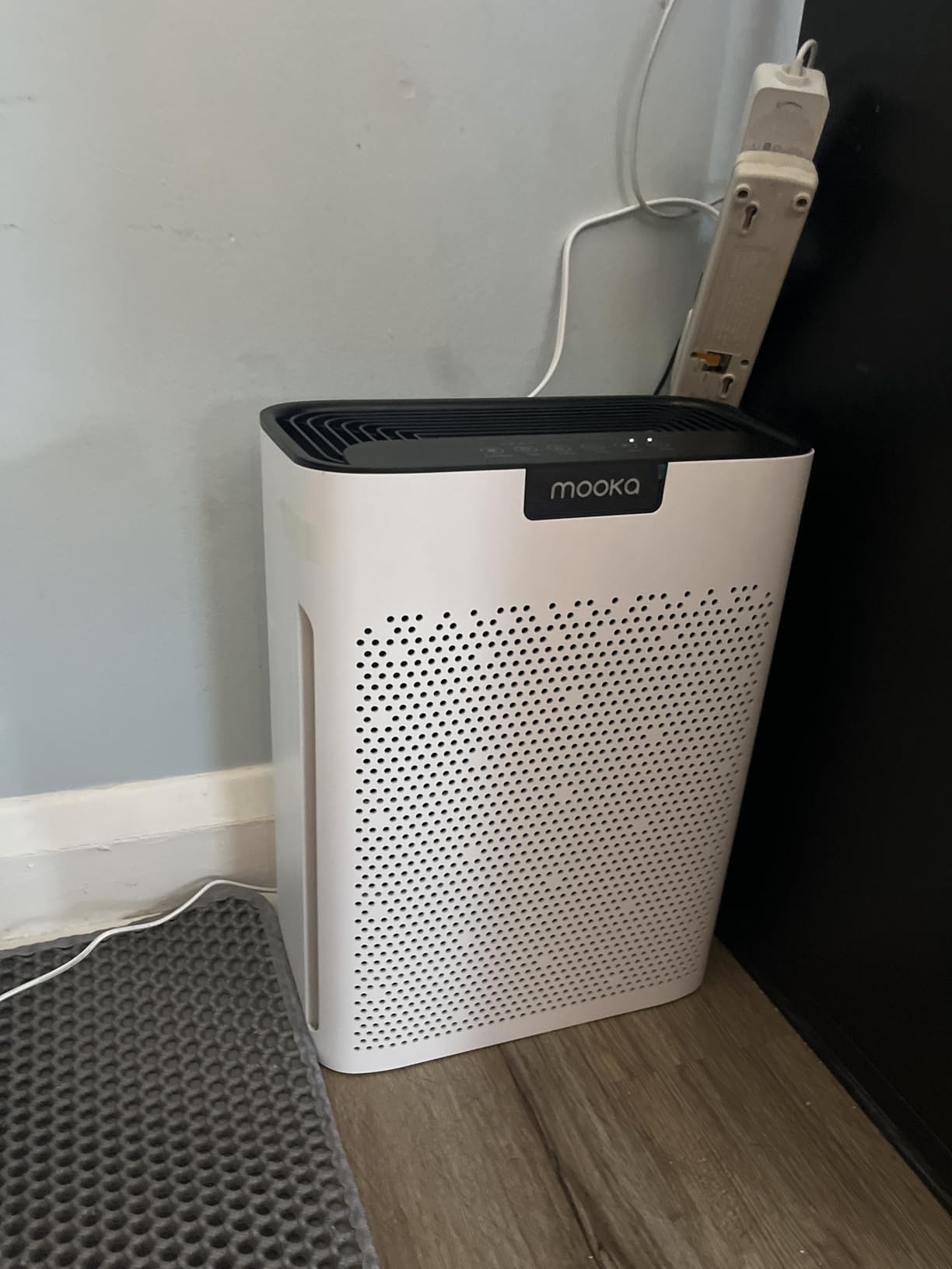 Air Purifiers for Home Large Room 2200 Ft² with Washable Filters, MOOKA HEPA Filter Pet Air Purifier for Bedroom with Fragrance, Air Cleaner for Smoke Dust Pollen Pets Hair Odor, KJ190L White - Customer Photo 2