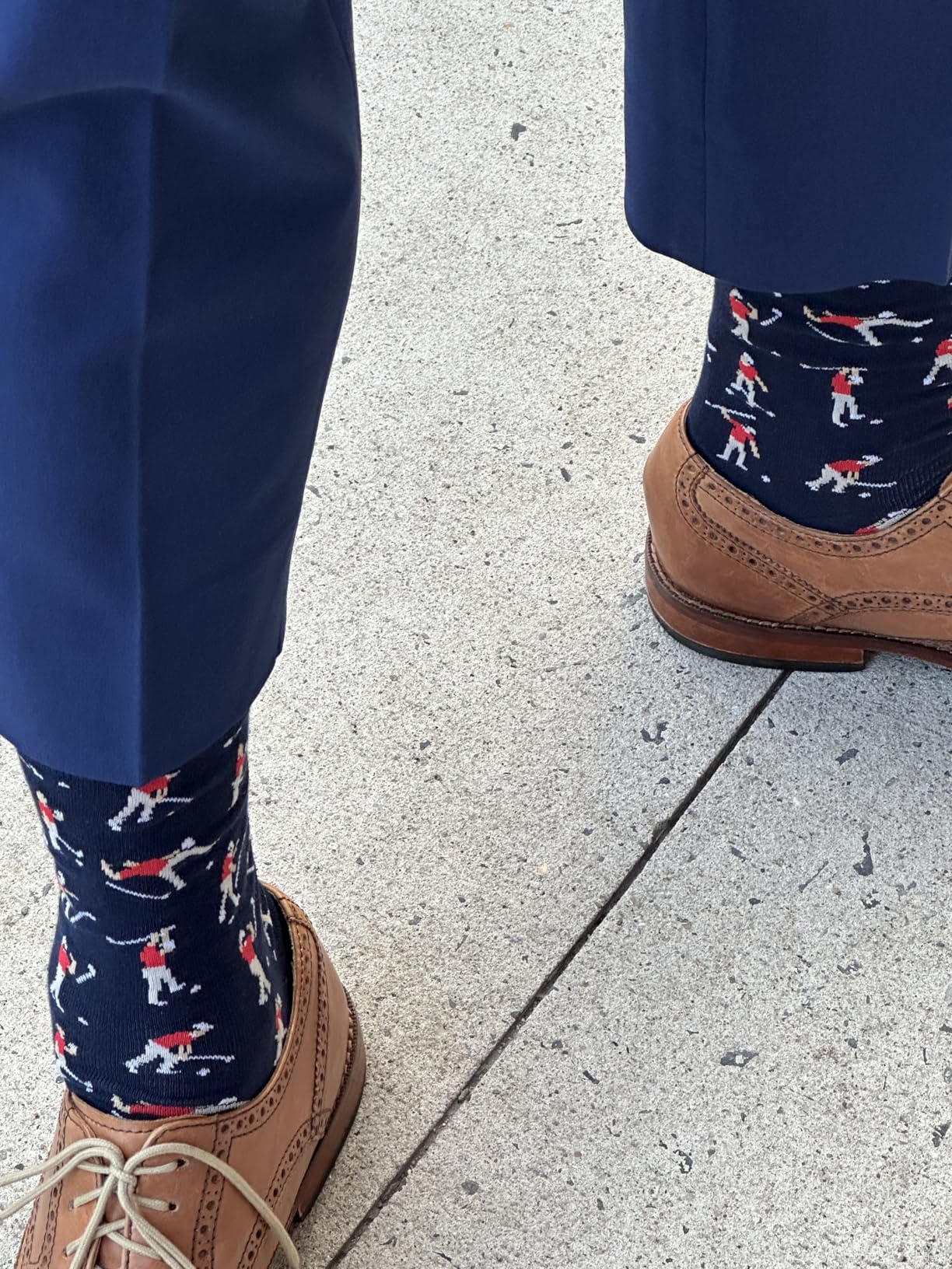 Shanker Golf Socks - Funny Angry Golfer Socks - Funny Golf Gift for Men - 1 Pair per Pack - Size 10-13 - Customer Photo 1