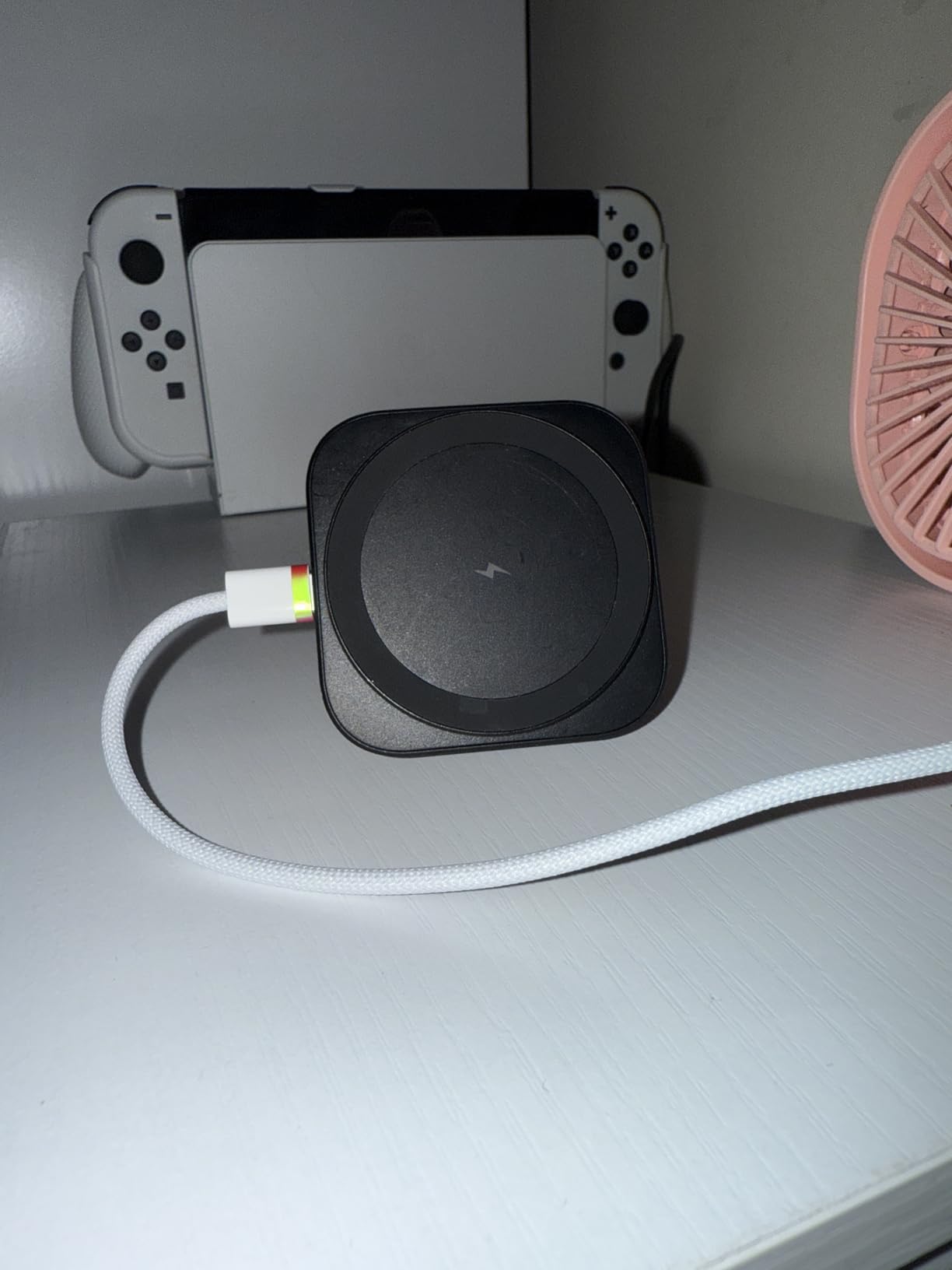 LISEN for MagSafe Charger Stand for iPhone Magnetic Apple Watch Airpods Charging, Airplane Gadgets Magsafe Kickstand for iPhone Wireless Charger Gifts for Women Men Travel Essentials - Customer Photo 3