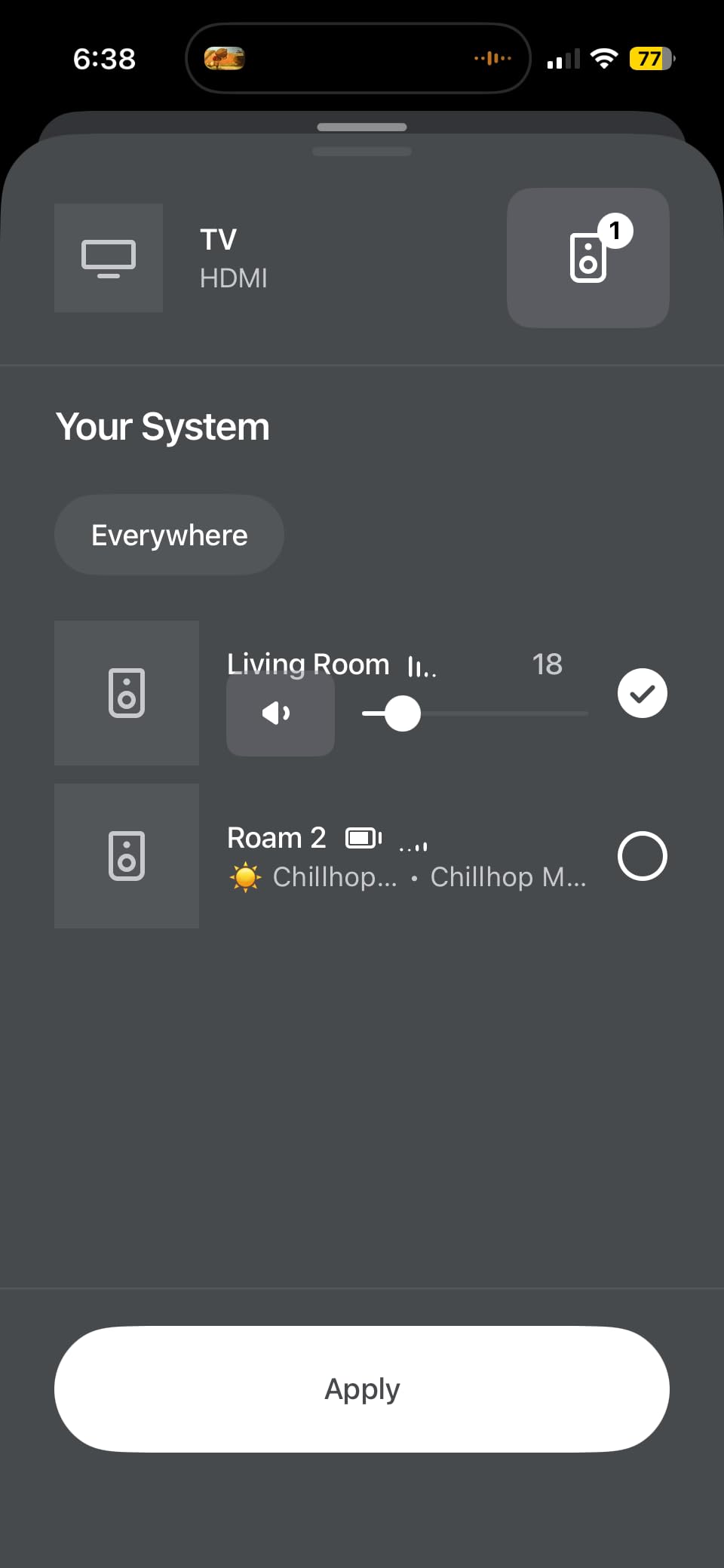 Sonos Roam 2 - Black - Portable Waterproof Bluetooth Speaker Customer Review Sonos Roam 2 - Black - Portable Waterproof Bluetooth Speaker - Customer Photo 1