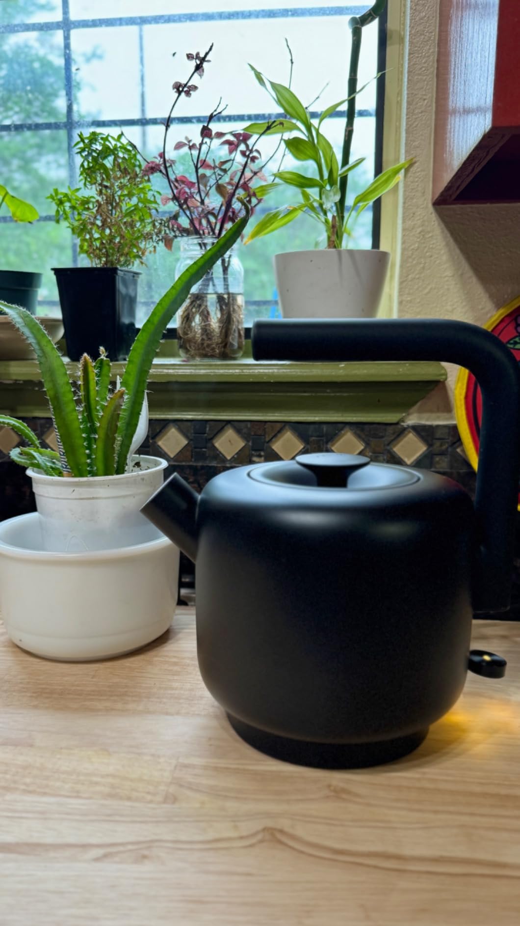 Fellow Electric Clyde Kettle - 1.5 Liter Capacity - Modern Twist On Stovetop Design, All-Purpose, Stainless Steel - Warm Water for Ramen, Oatmeal, Tea, Coffee & more - Large Capacity - Customer Photo 4