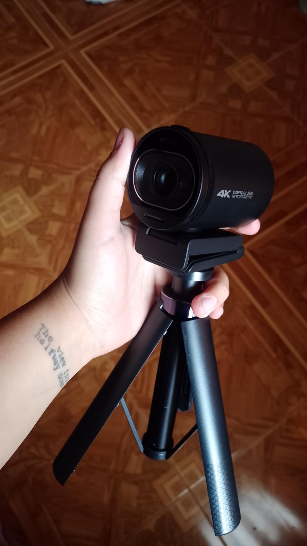 EMEET S600 4K Webcam for Streaming - Sony 1/2.55'' Sensor, PDAF Autofocus, 1080P@60FPS, 2 Noise Reduction Mics, Built-in Privacy Cover, 73° FOV, Streaming Camera for Live Commerce/Gaming/Beauty - Customer Photo 5