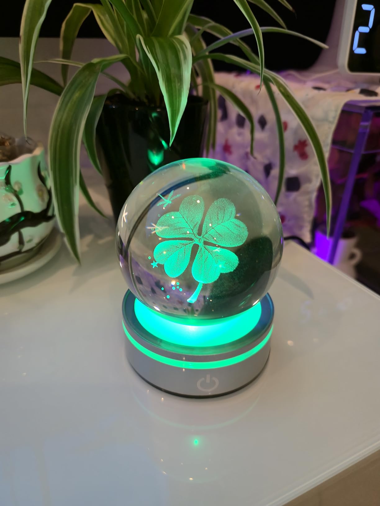 IFOLAINA Mermaid Crystal Ball Gifts for Girls Her Mermaid Lovers Birthday Christmas Decorative Globes 3D Crystal Tale Sphere Decor - Customer Photo 1