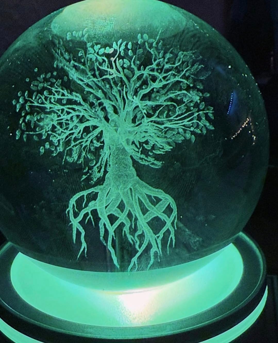 IFOLAINA Mermaid Crystal Ball Gifts for Girls Her Mermaid Lovers Birthday Christmas Decorative Globes 3D Crystal Tale Sphere Decor - Customer Photo 5