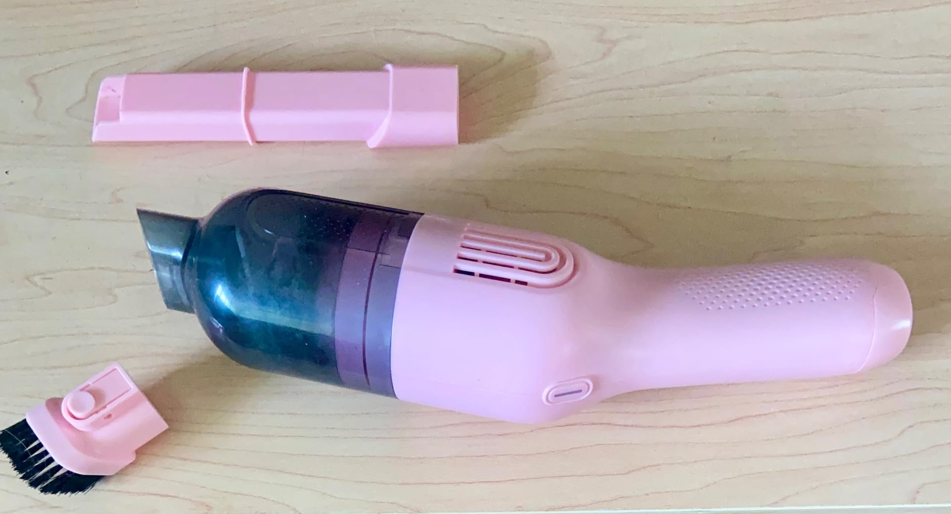 BUFF Cordless Handheld Vacuum, Rechargeable Car Vacuum Cleaner with Combo Crevice and Brush Tool Included, for Home, Office, Car, Pets - Black Customer Review BUFF Cordless Handheld Vacuum, Rechargeable Car Vacuum Cleaner with Combo Crevice and Brush Tool Included, for Home, Office, Car, Pets - Black - Customer Photo 3