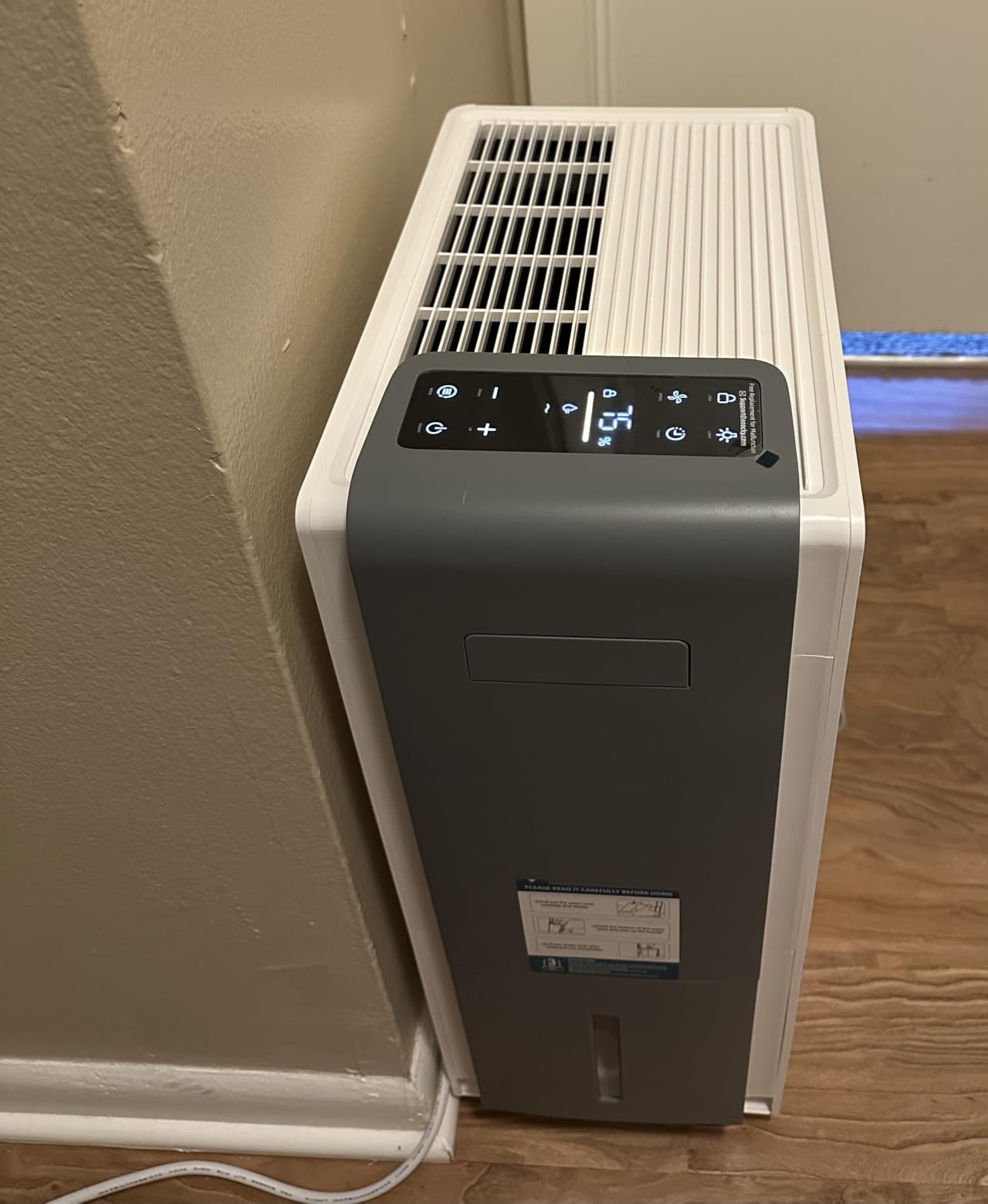 4500 Sq.Ft Most Efficient Energy Star 2025 Dehumidifier,AEOCKY Max 80 Pint/D(Standard 56Pint/D) Smart Compressor Dehumidifier with Drain Hose, Intelligent Humidistat,for Basement,Bedroom,Home,Bathroom - Customer Photo 2