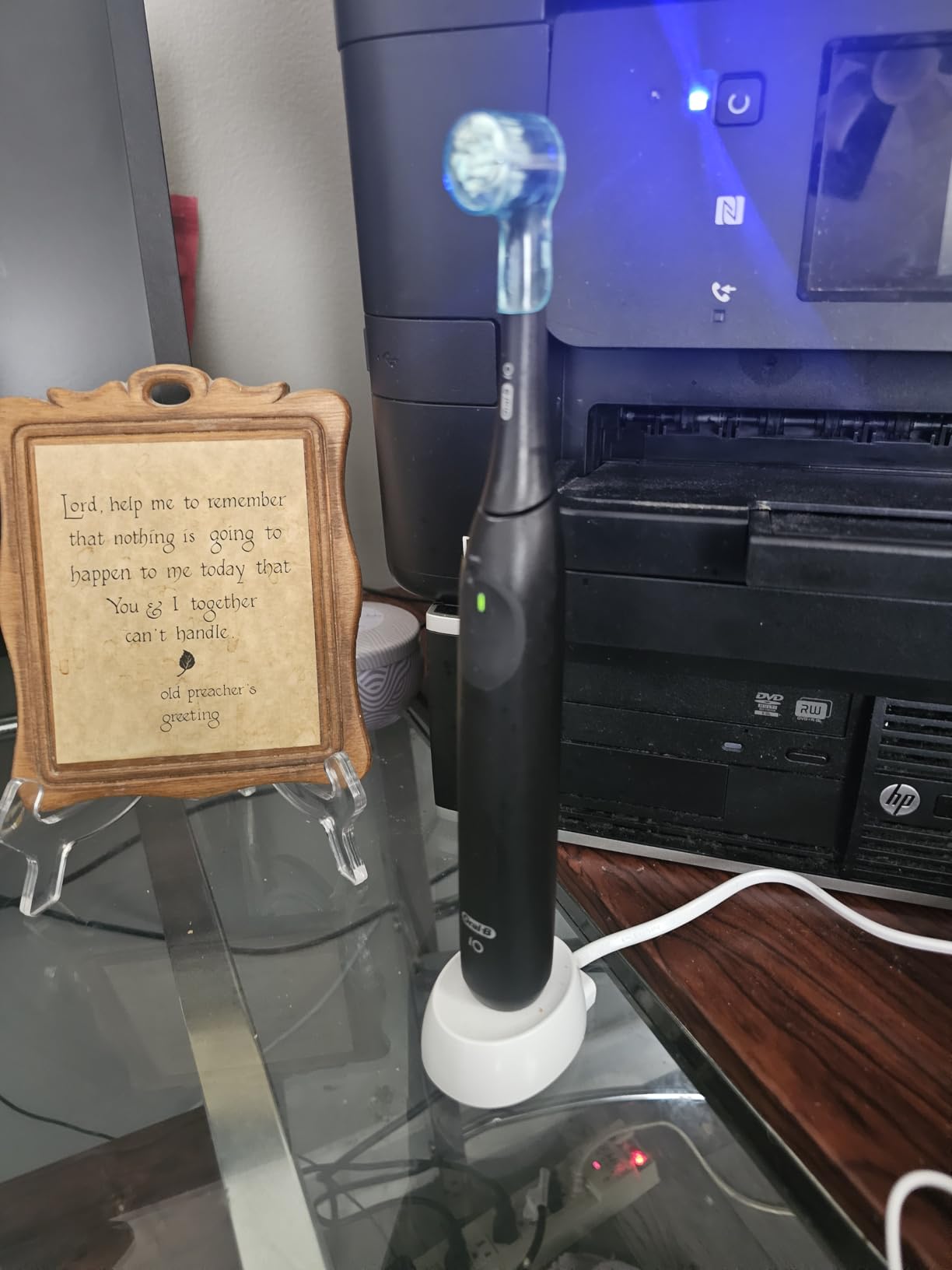 Oral-B iO Series 2 Rechargeable Electric Powered Toothbrush Starter Kit, Night Black with 2 Brush Heads - Automatic Pressure Sensor to Protect Gums - 3 Modes - 2 Min Timer - Customer Photo 2