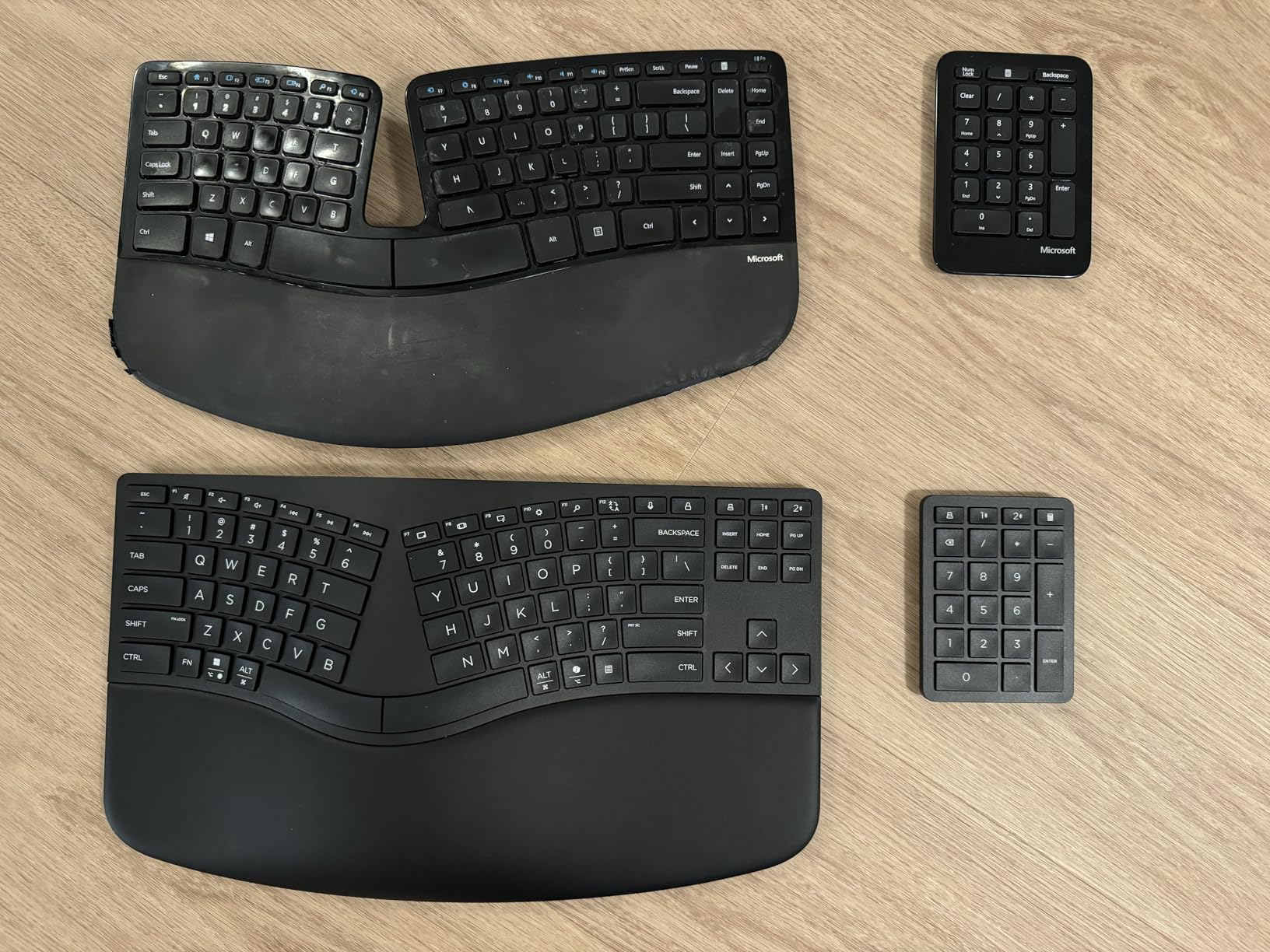 HP 960 Ergonomic Wireless Keyboard - Connect 3 Devices with Bluetooth & Unifying Dongle Connectivity - 20 Programmable Keys, Detached Numeric Keypad - Extra-Large Foam Wrist Rest, Long Battery Life Customer Review HP 960 Ergonomic Wireless Keyboard - Connect 3 Devices with Bluetooth & Unifying Dongle Connectivity - 20 Programmable Keys, Detached Numeric Keypad - Extra-Large Foam Wrist Rest, Long Battery Life - Customer Photo 2