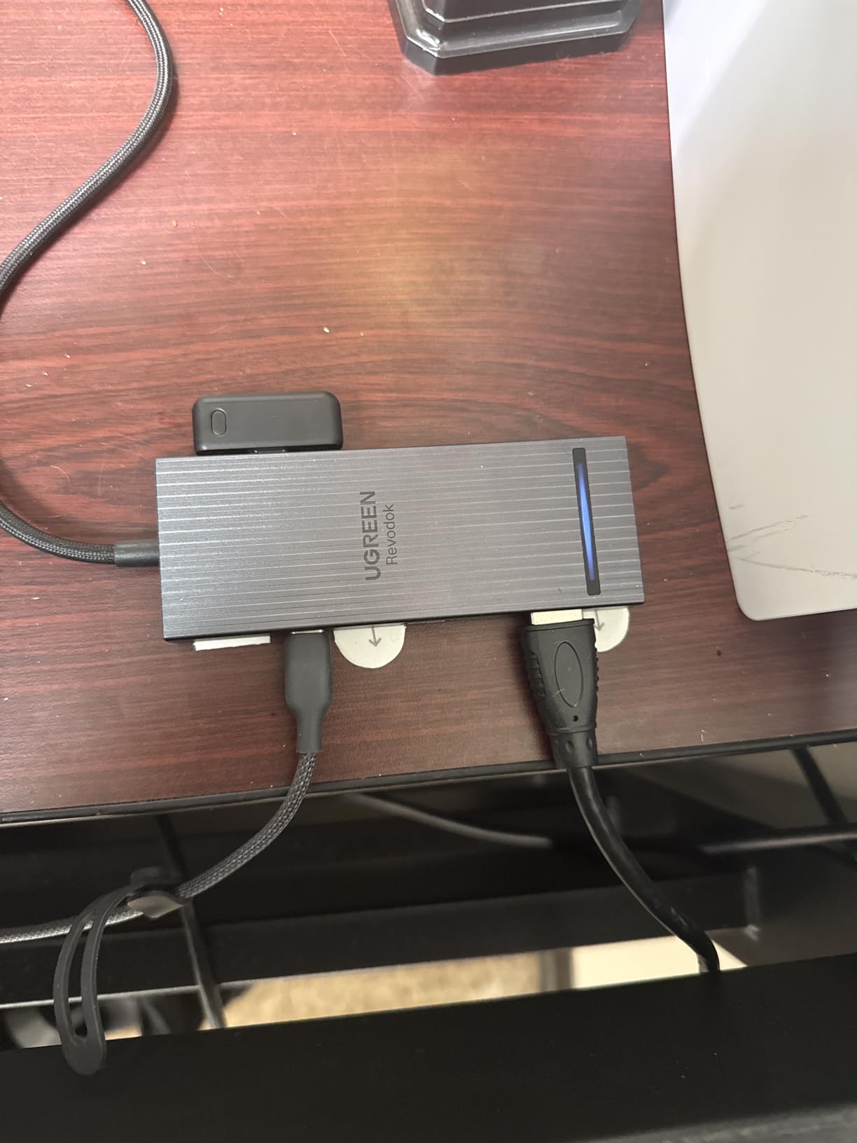 UGREEN 7 in 1 Docking Station Dual Monitor, USB C Hub Dual 4K@60Hz HDMI Display, 10Gbps USB-A/C Data Ports, 100W PD, Aluminum Revodok Pro Laptop Docking Station for HP, Thinkpad, Dell and More Customer Review UGREEN 7 in 1 Docking Station Dual Monitor, USB C Hub Dual 4K@60Hz HDMI Display, 10Gbps USB-A/C Data Ports, 100W PD, Aluminum Revodok Pro Laptop Docking Station for HP, Thinkpad, Dell and More - Customer Photo 1
