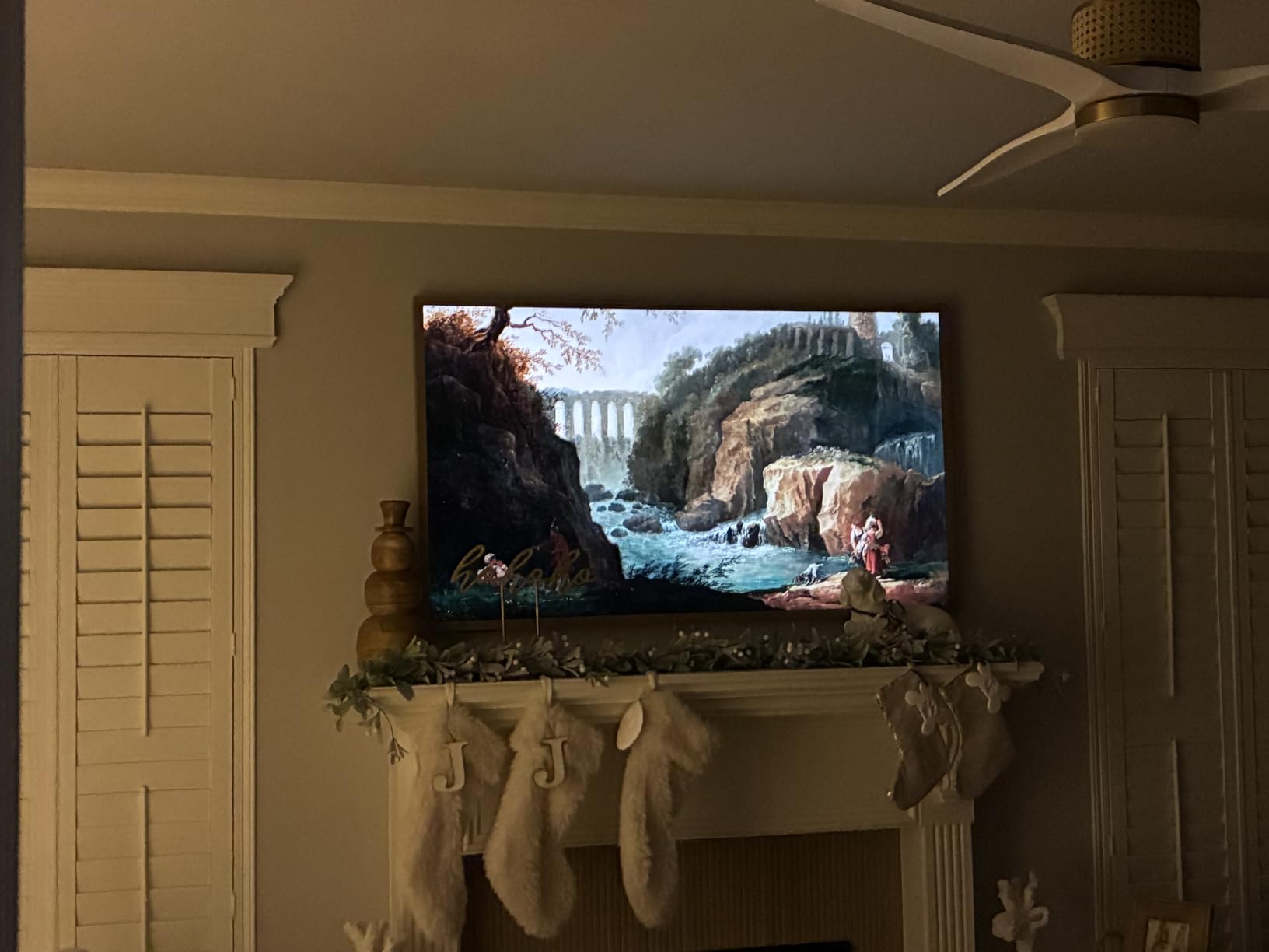 Hisense 65-Inch Class QLED 4K S7N CanvasTV™ Series Dolby Vision HDR Google Smart TV (65S7N) - 144Hz, Art Mode, Anti-Glare Panel, Hi-Matte Display, Frame & UltraSlim Wall Mount Included - Customer Photo 2