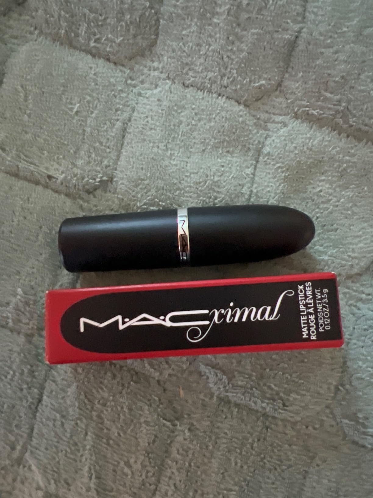 MAC Macximal Silky Matte - Ruby Woo for Women - 0.11 oz Lipstick - Customer Photo 2