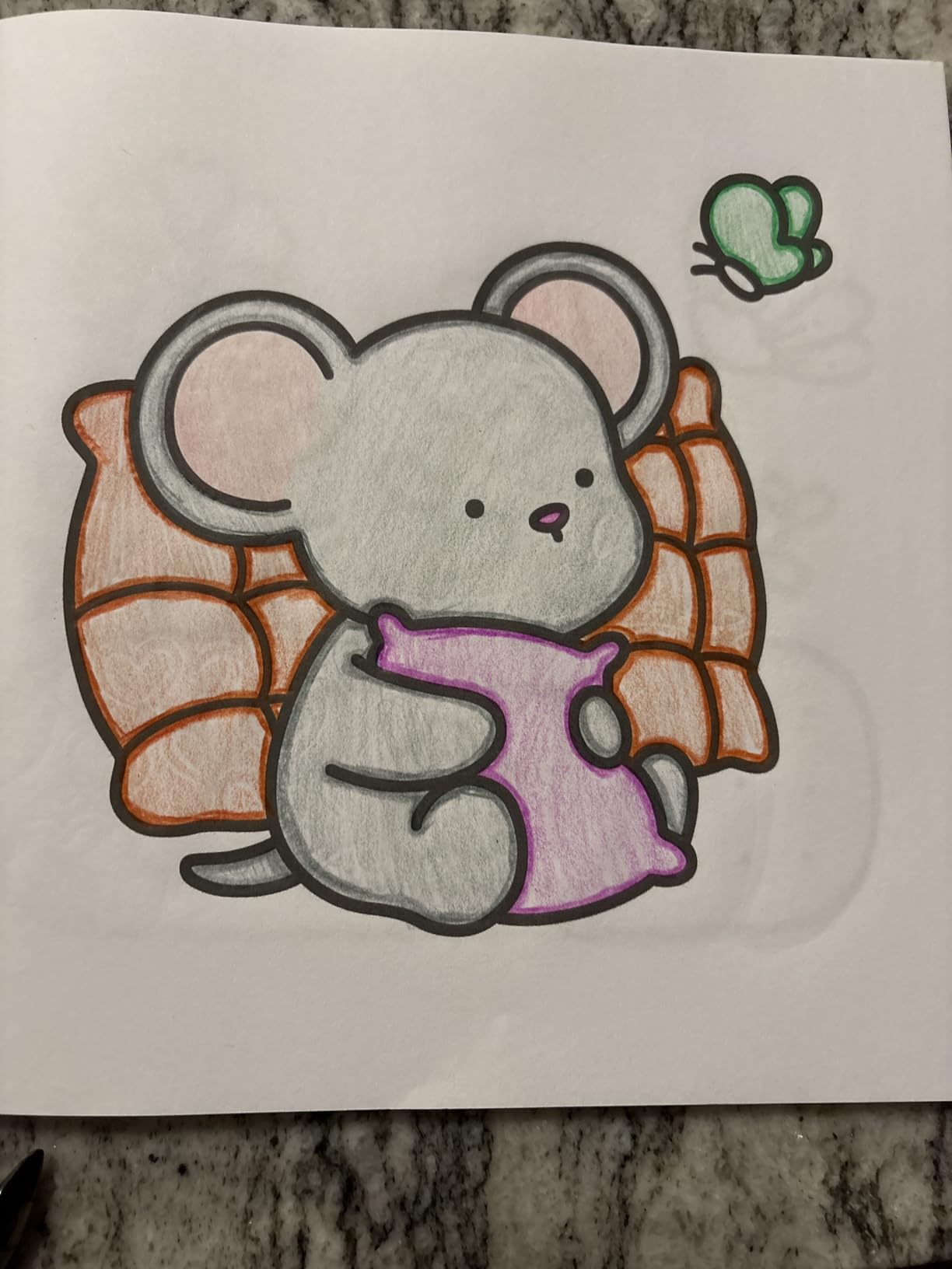 Stress Relief: Coloring Book for Adults and Kids, Bold and Easy, Simple and Big Designs for Relaxation Featuring Animals, Landscape, Flowers, Patterns, Cute Things And Many More - Customer Photo 2