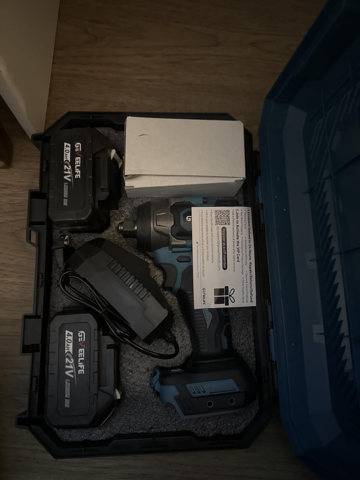 GEVEELIFE 650N.m/480Ft-lbs Brushless Impact Wrench,1/2