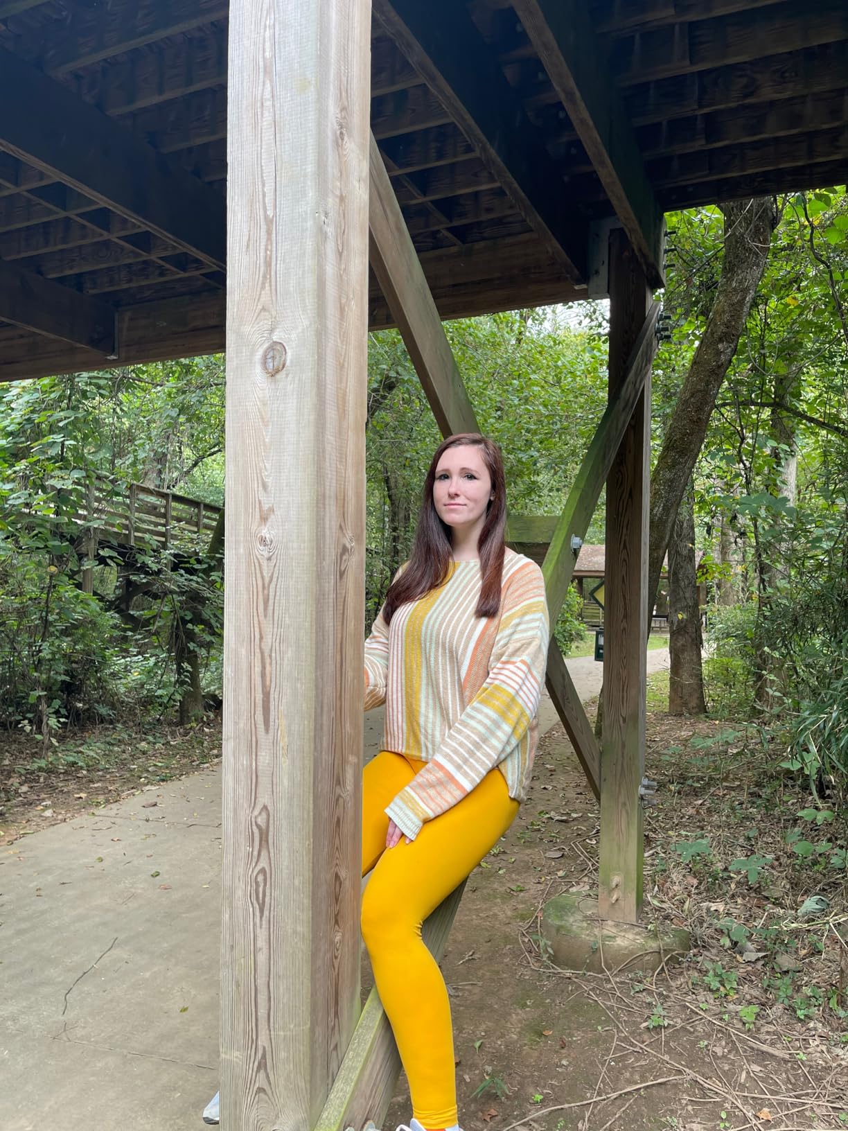 YOLIX Workout Leggings for Women - High Waisted Yoga Pants Tummy Control Compression for Running Customer Review YOLIX Workout Leggings for Women - High Waisted Yoga Pants Tummy Control Compression for Running - Customer Photo 2